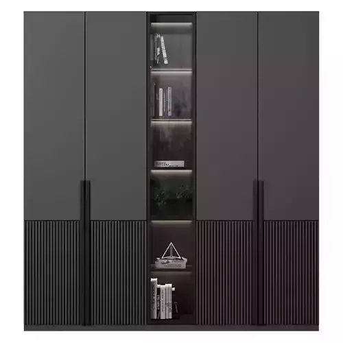 Cabinet with shelves 26