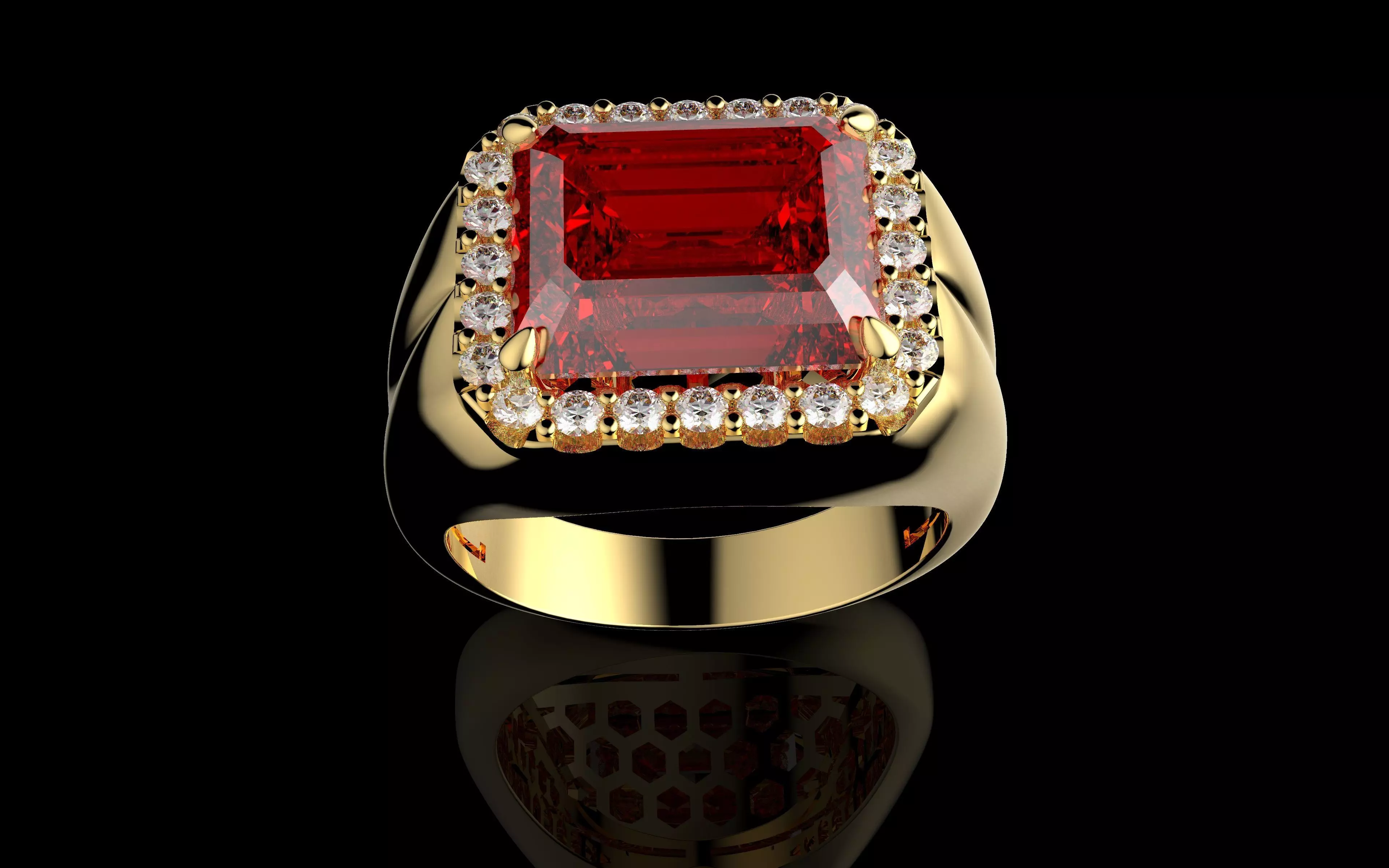 Gold N1460 3D print model_1