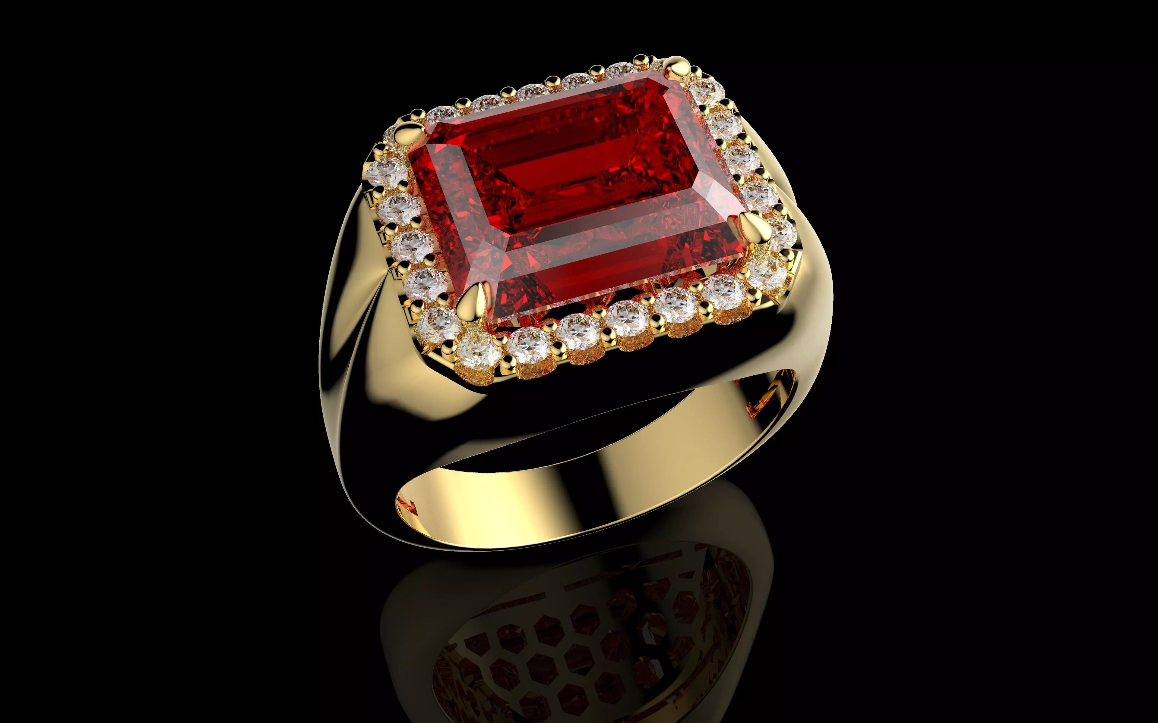 Gold N1460 3D print model_0