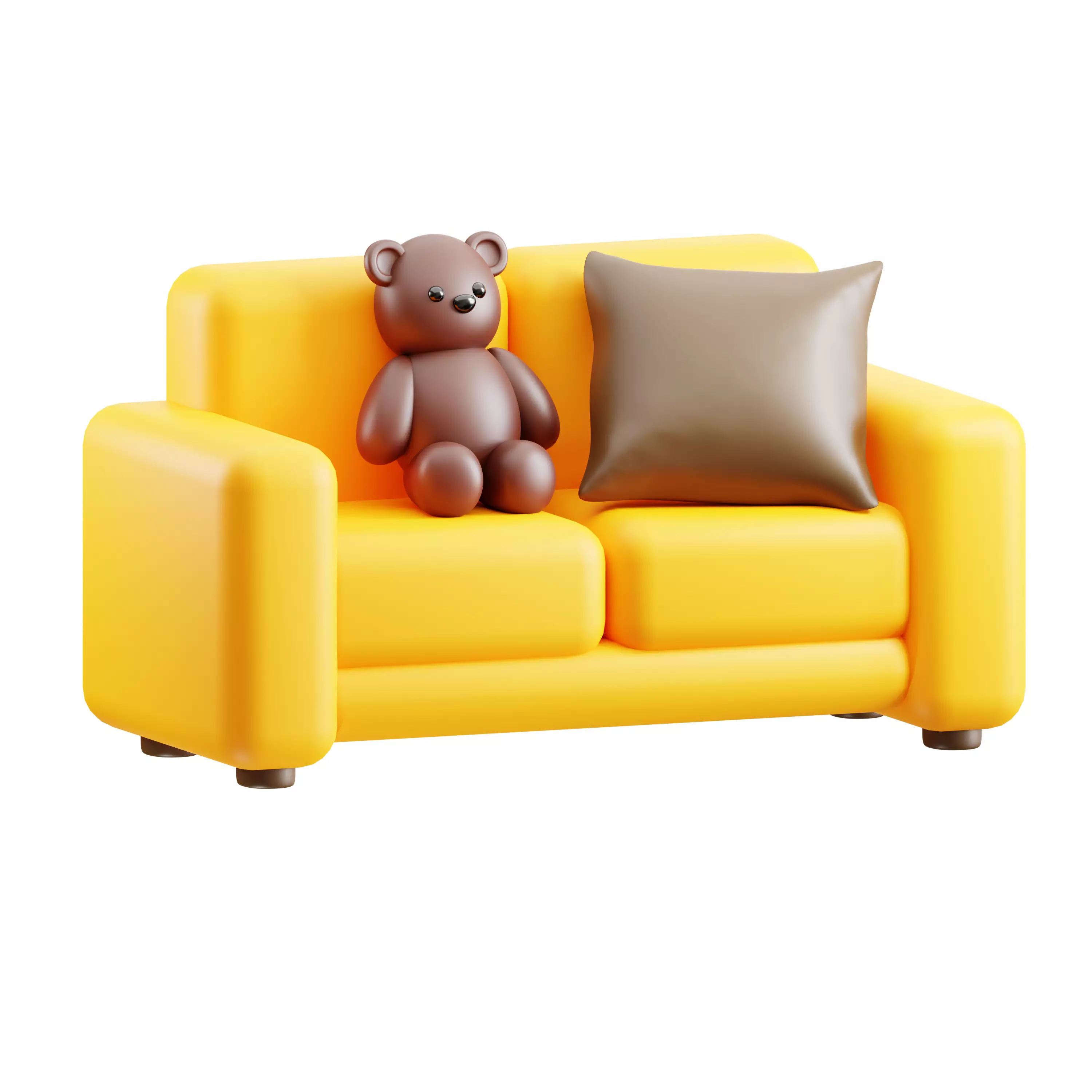Cartoon Home furniture  3D Model Pack 3D model_2