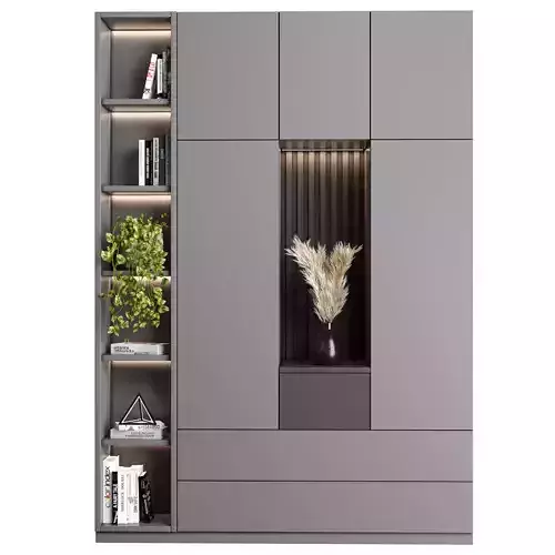 Cabinet with shelves 27