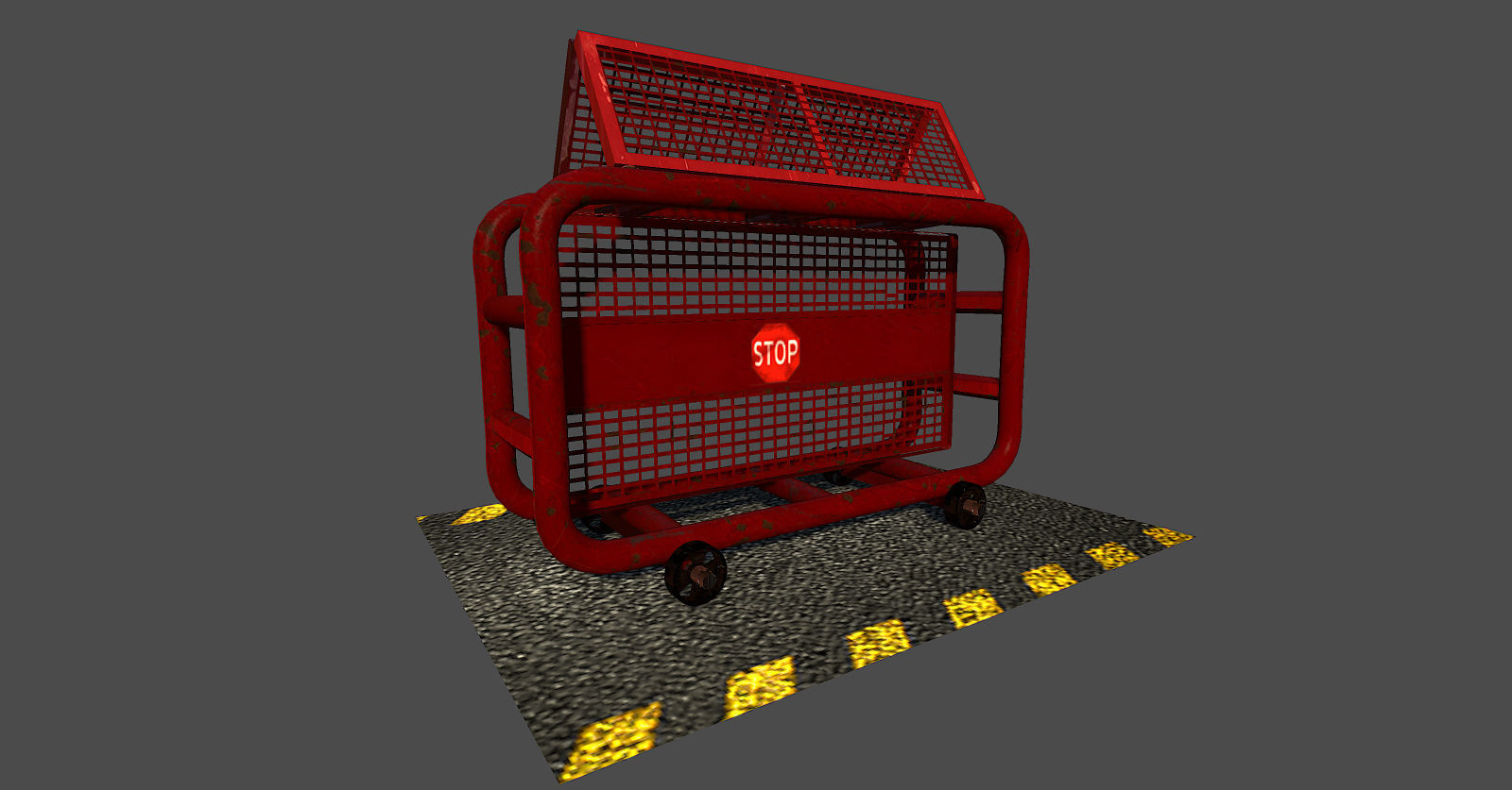 Low Poly Game Prop Modeling Low-poly 3D model_4