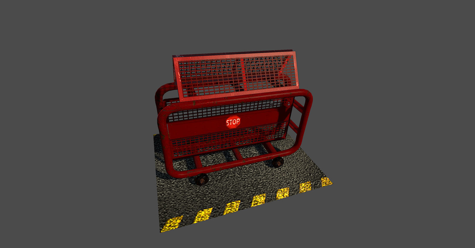 Low Poly Game Prop Modeling Low-poly 3D model_5