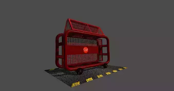 Low Poly Game Prop Modeling Low-poly 3D model
