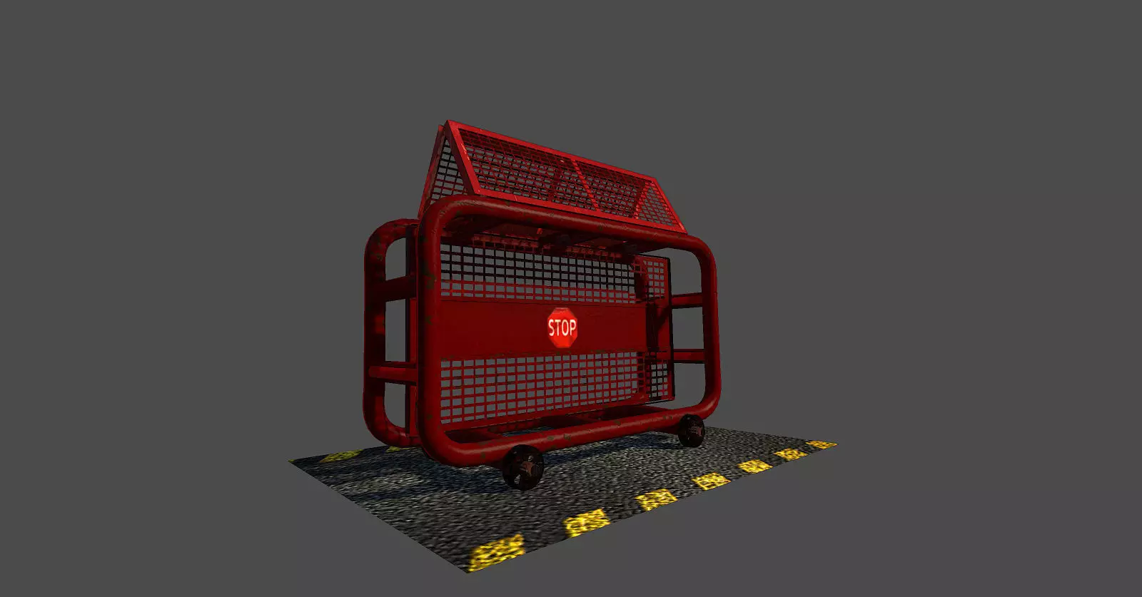 Low Poly Game Prop Modeling Low-poly 3D model_0