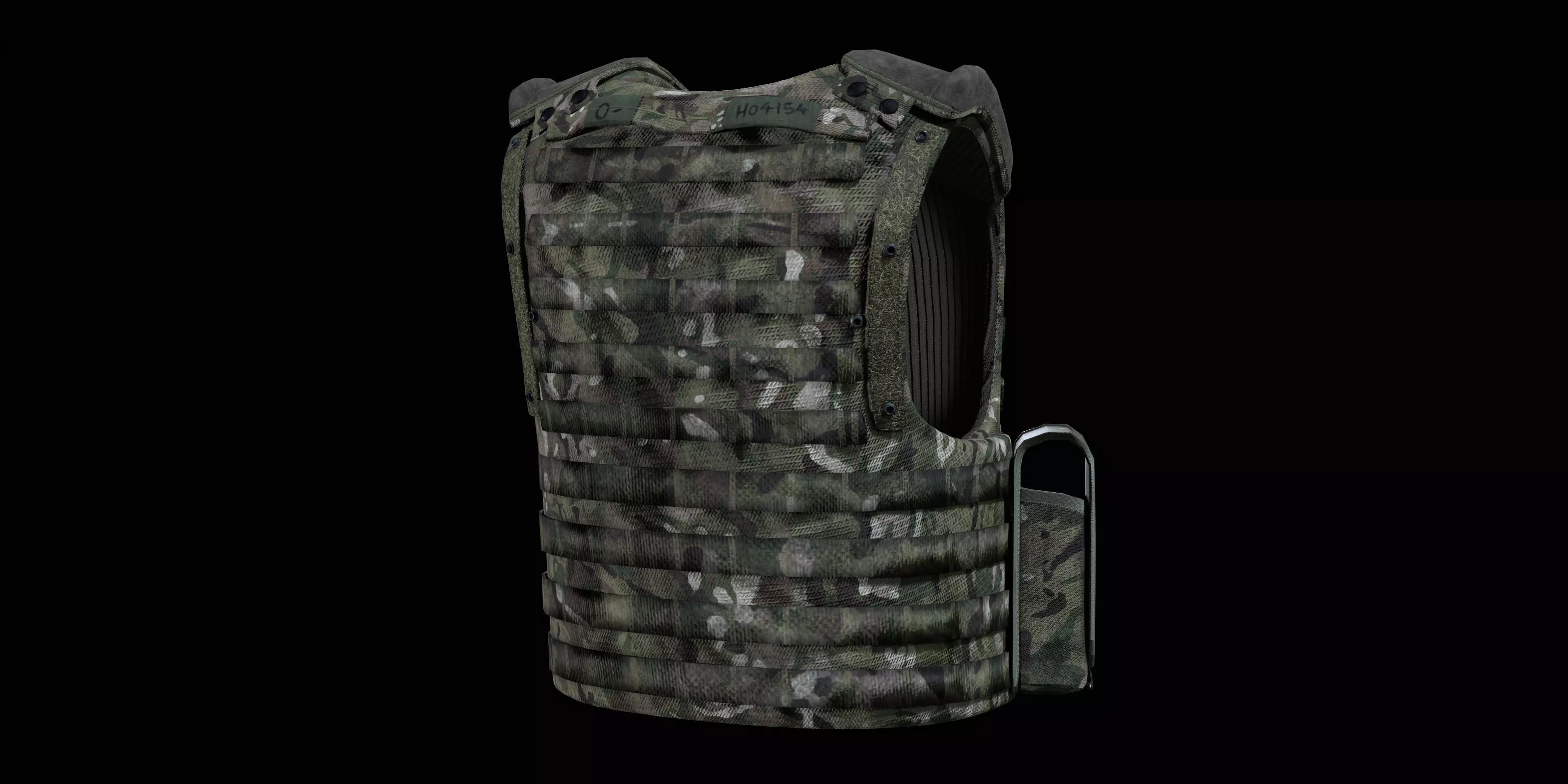 British Armed Forces - CQC Osprey MK4 Armoured Vest Low-poly 3D model_3