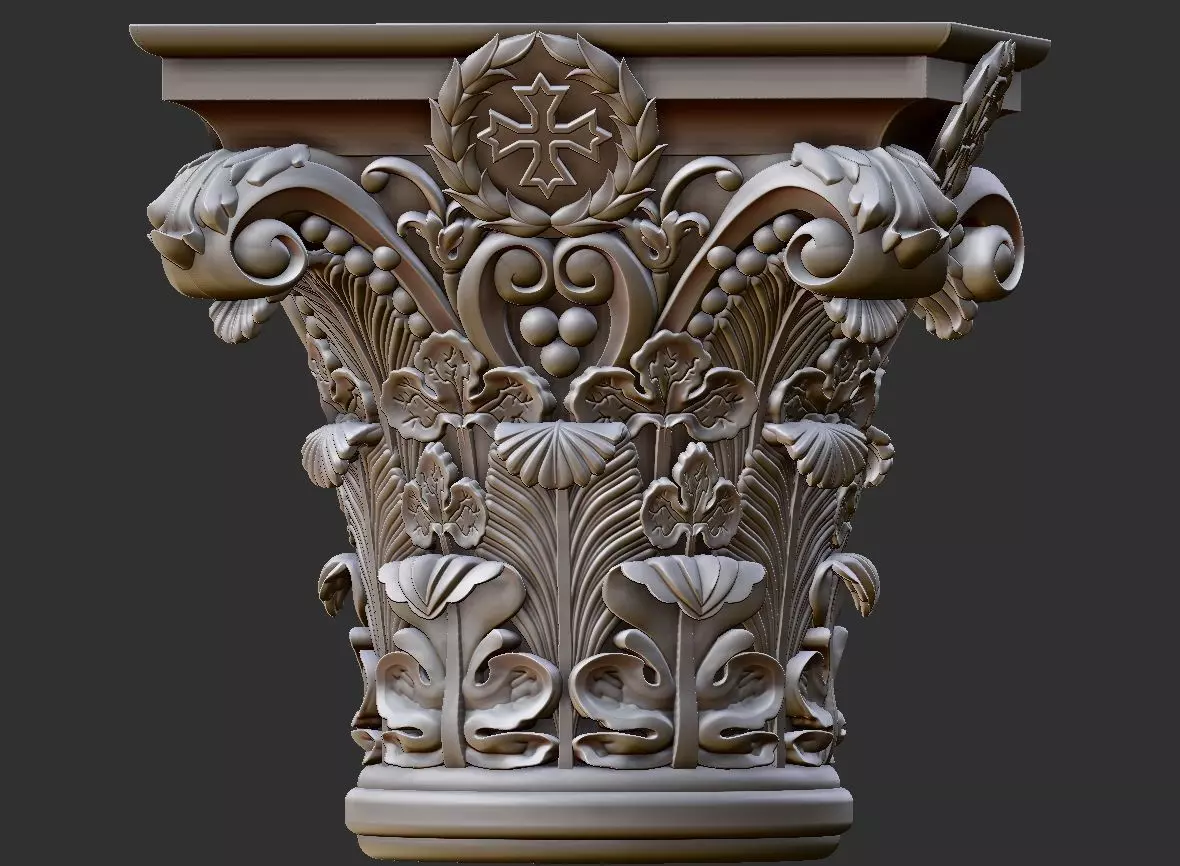 church furniture pillar cullman 3D model_15