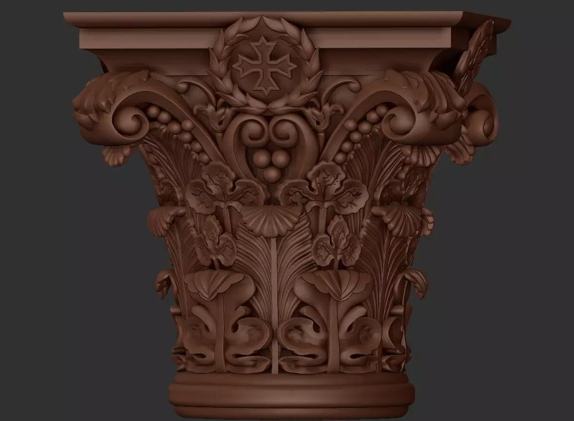 church furniture pillar cullman 3D model_16