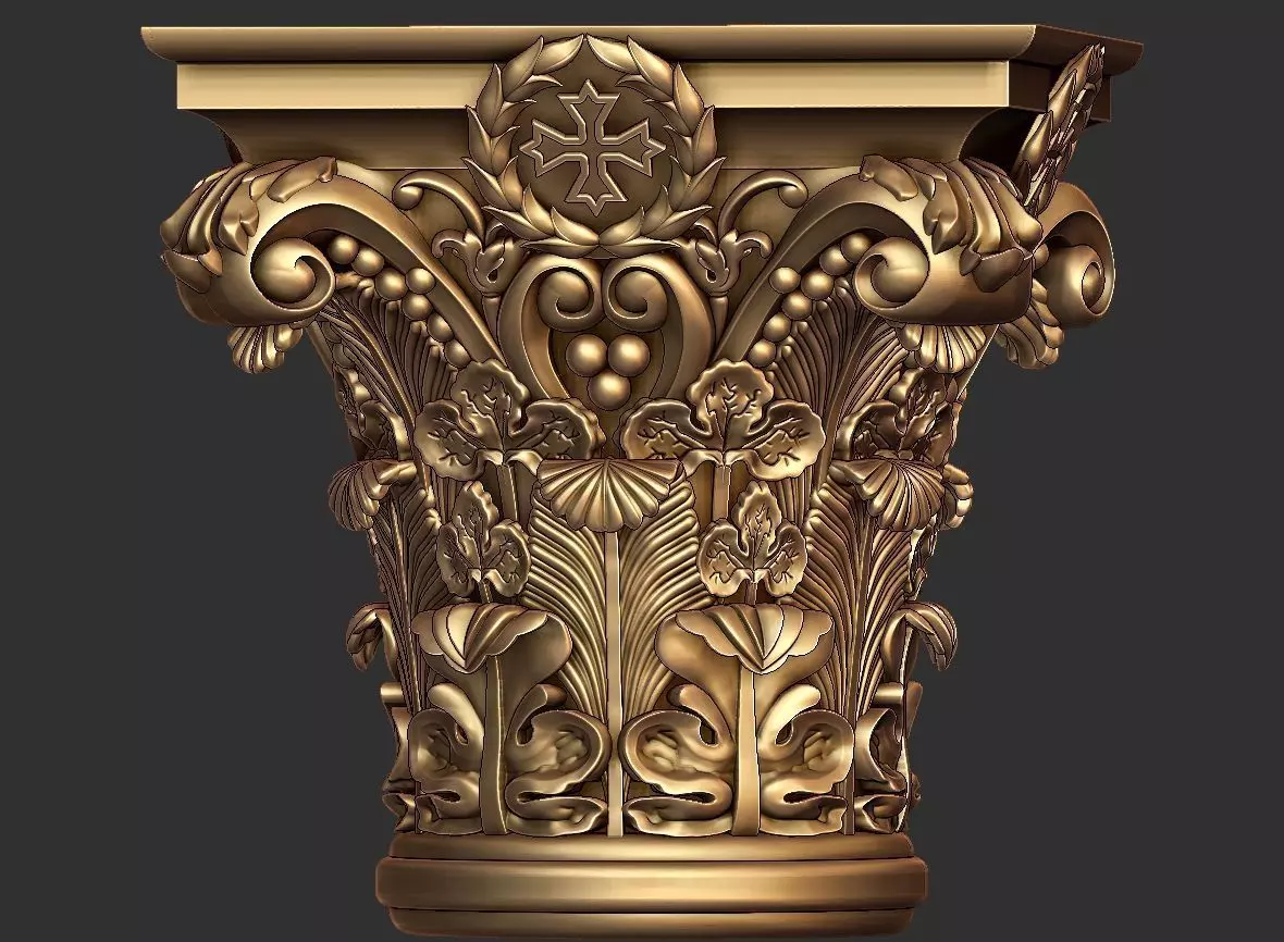 church furniture pillar cullman 3D model_9