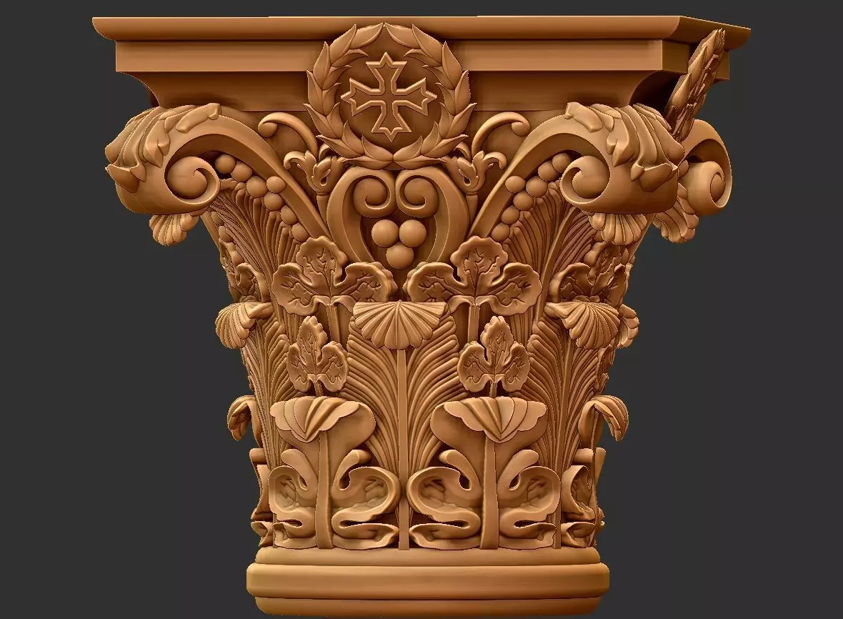 church furniture pillar cullman 3D model_6