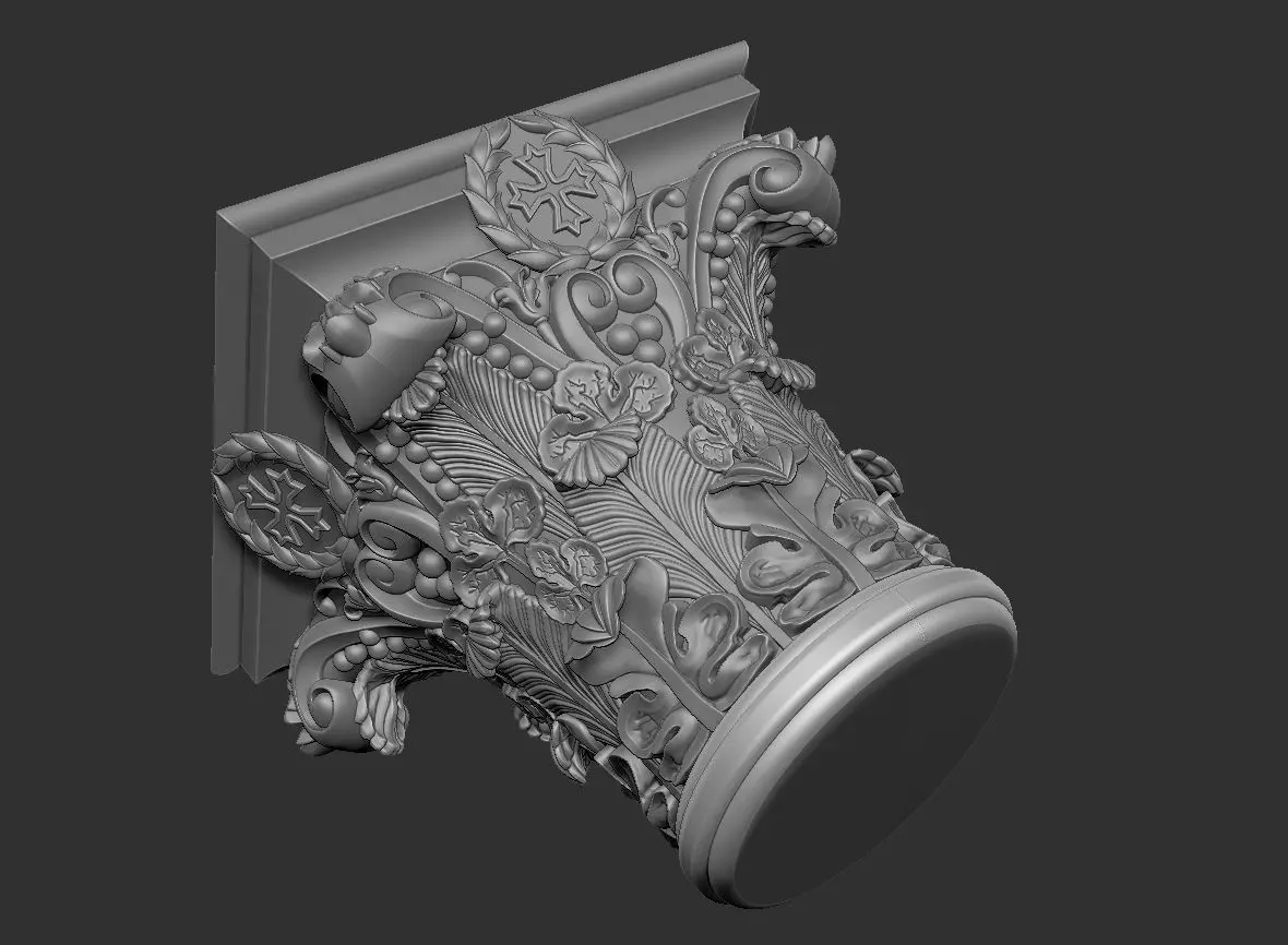 church furniture pillar cullman 3D model_12