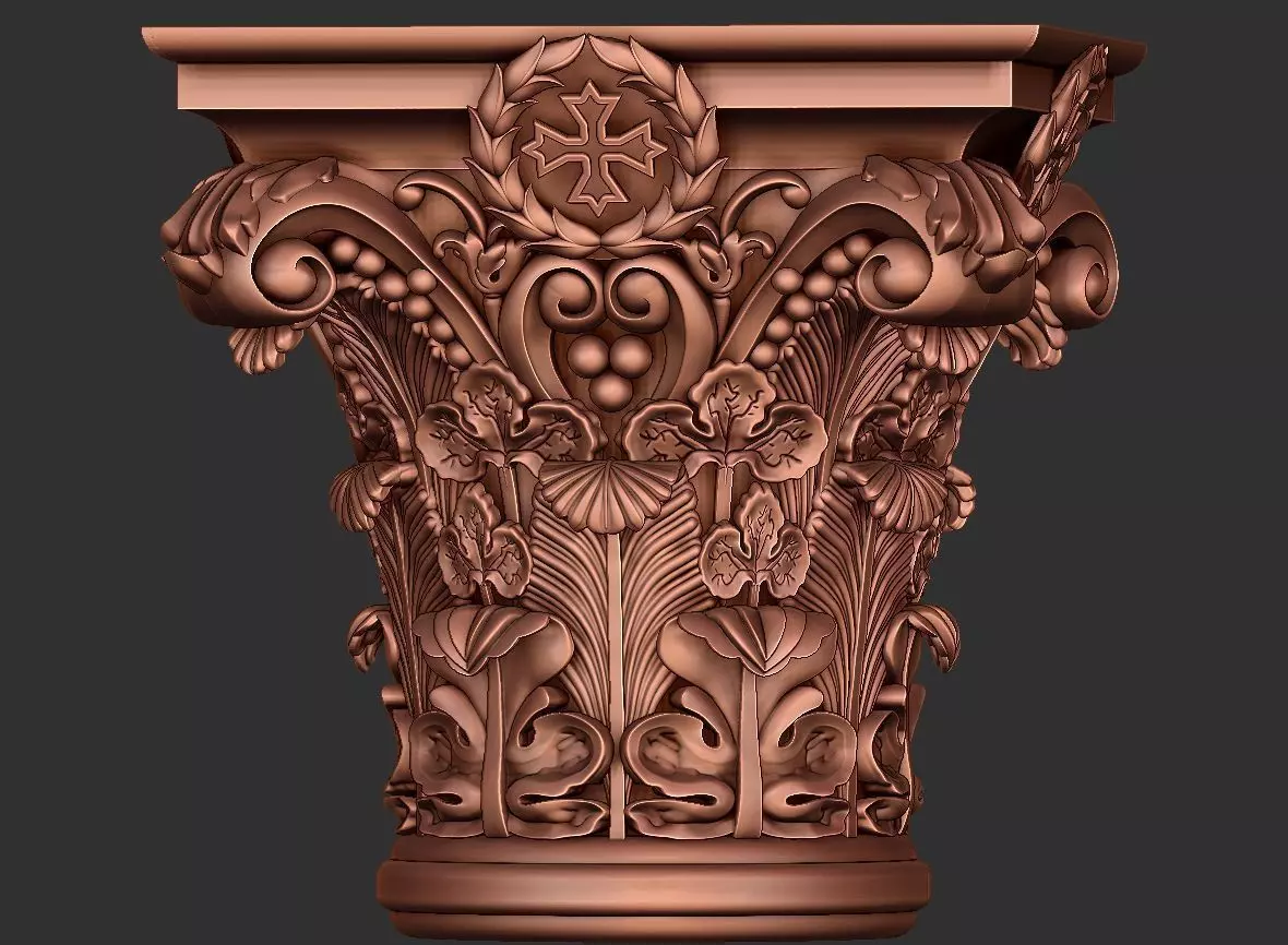 church furniture pillar cullman 3D model_14