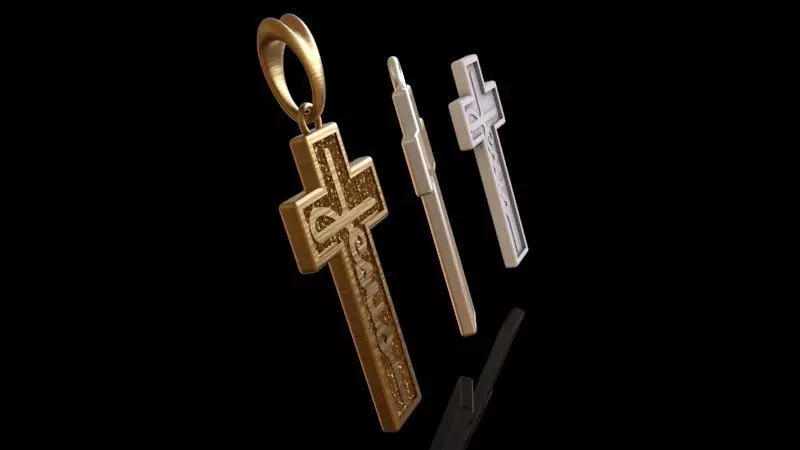 Cross Jesus 3D print model_9