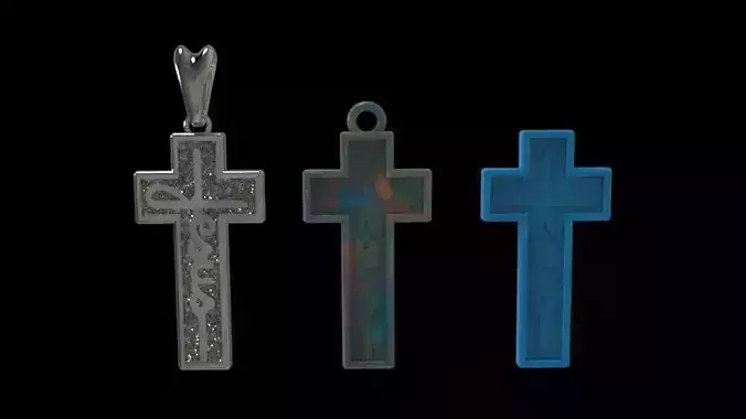 Cross Jesus 3D print model