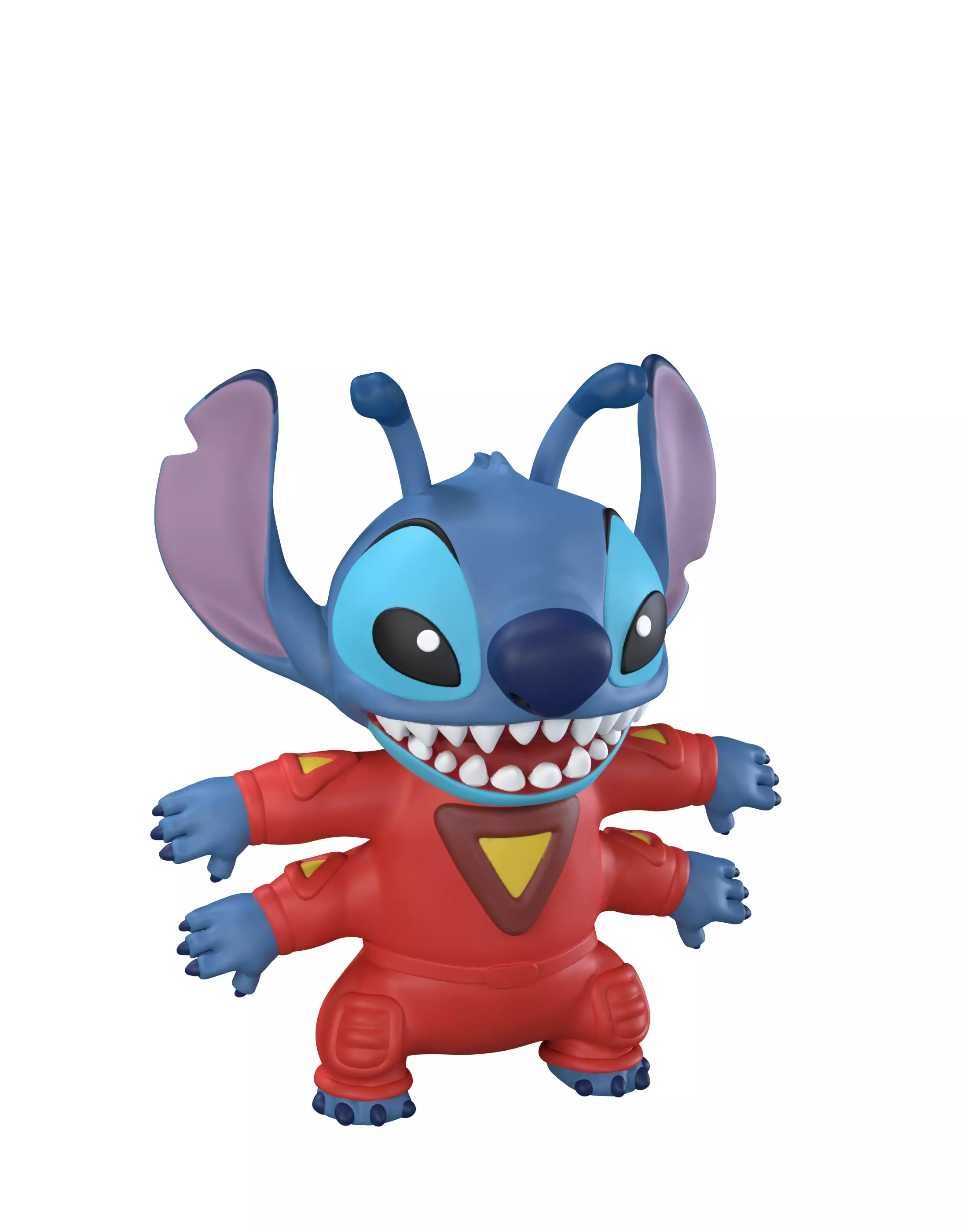 4-Armed Stitch in Spacesuit Lilo and Stitch 3D print model