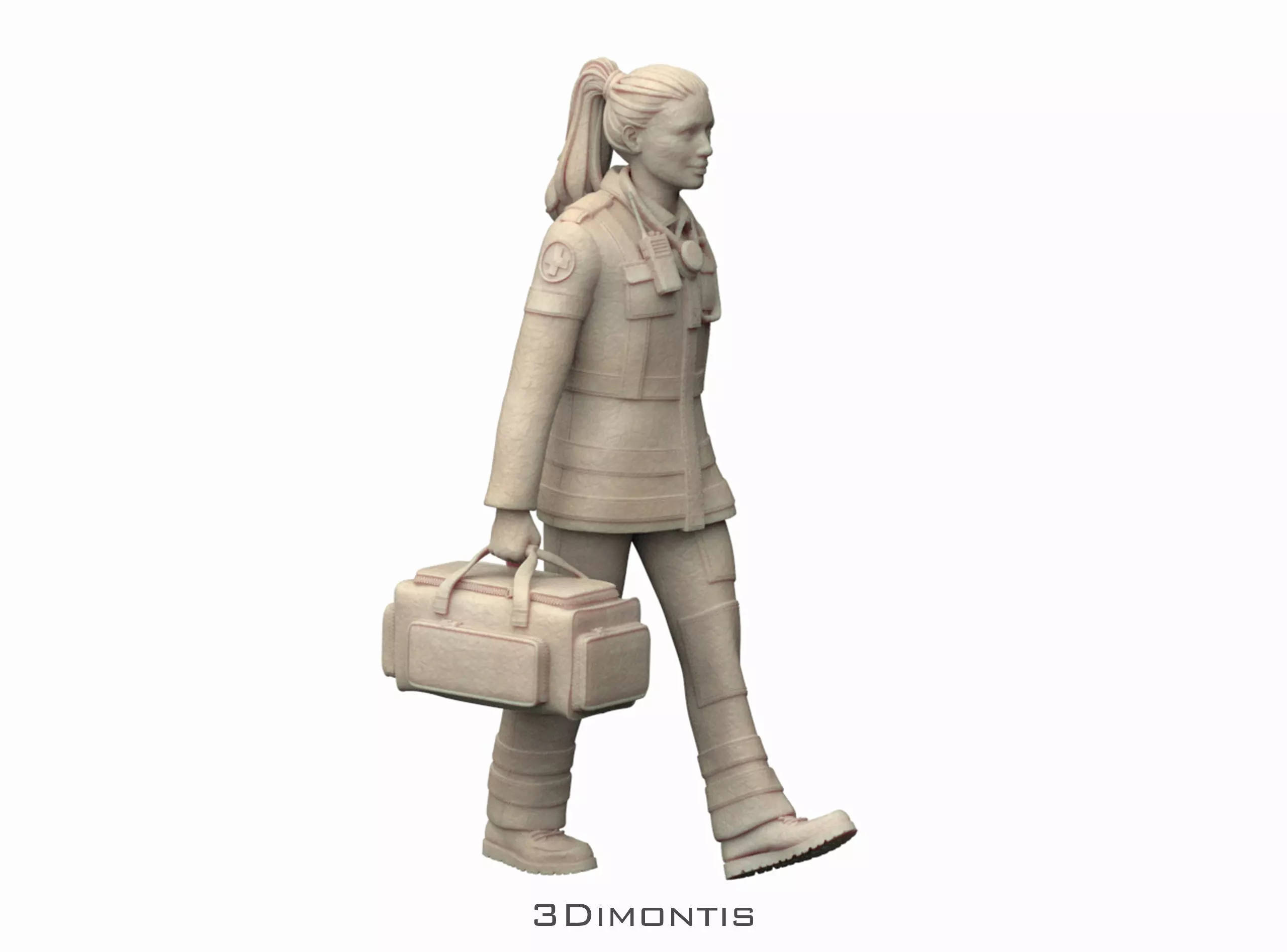 Ambulance Doctor 3D print model_0