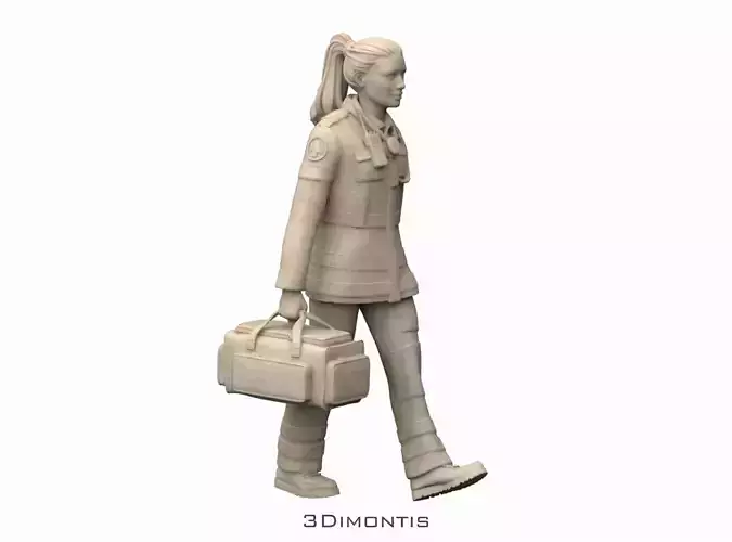 Ambulance Doctor 3D print model
