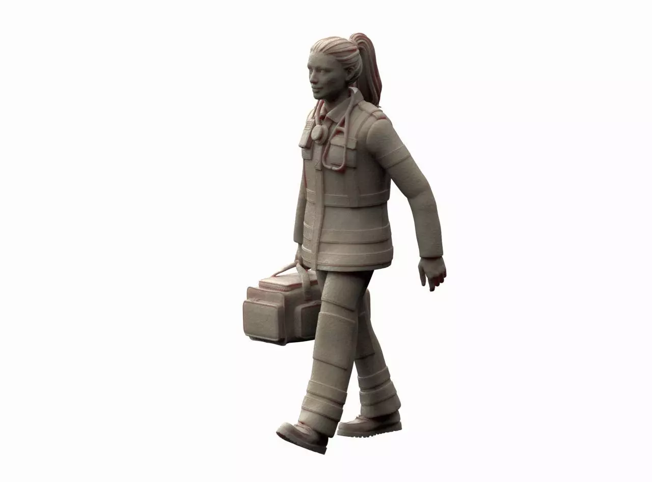 Ambulance Doctor 3D print model_34