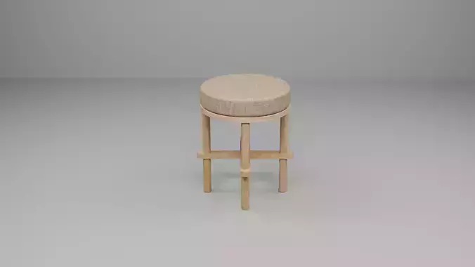 3d Stool Model