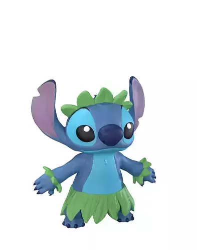 Stitch in Hula Skirt Lilo and Stitch