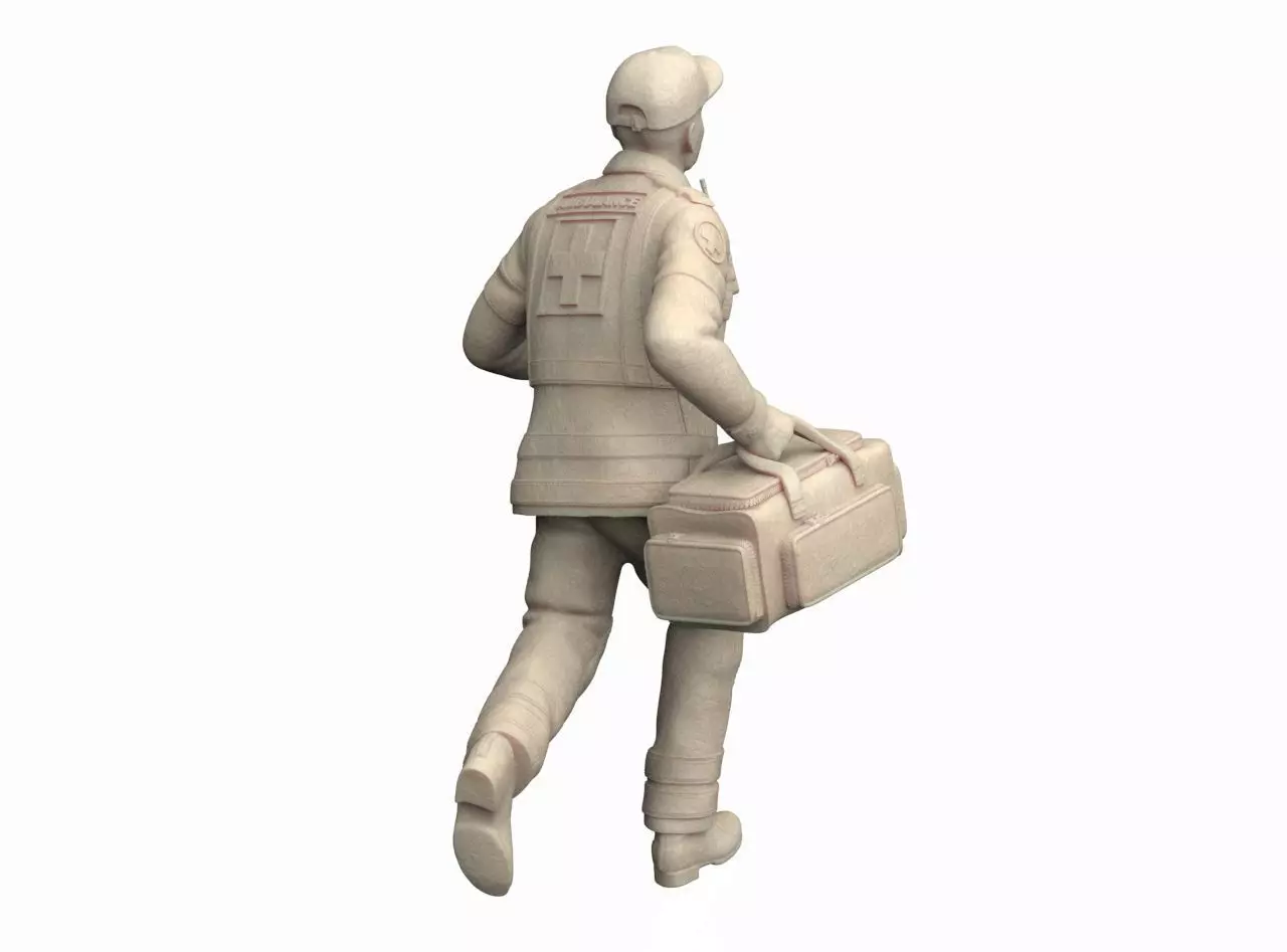 Ambulance Doctor 3D print model_1