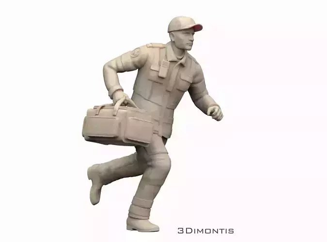Ambulance Doctor 3D print model