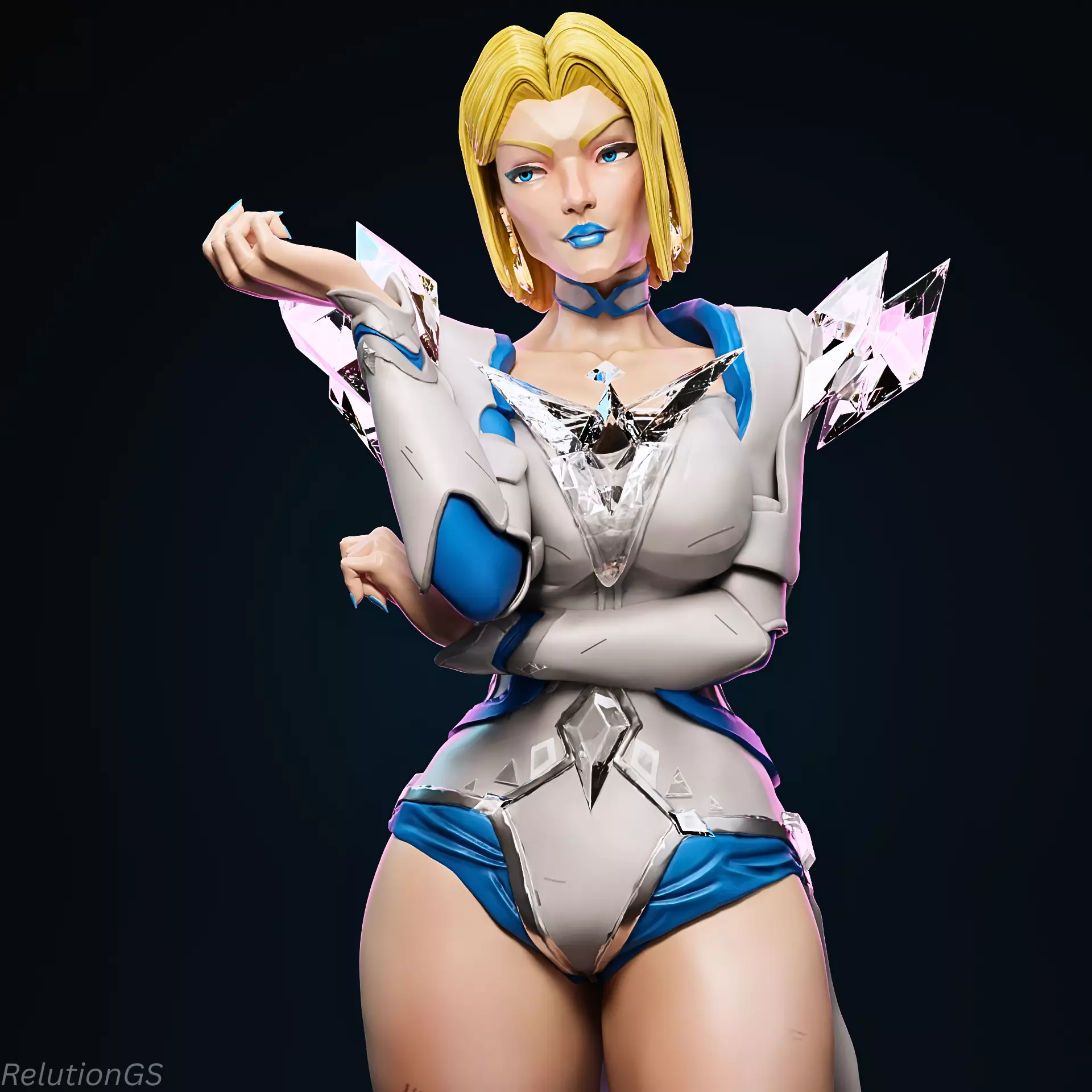 Emma Frost - Marvel Rivals 3D print model_3