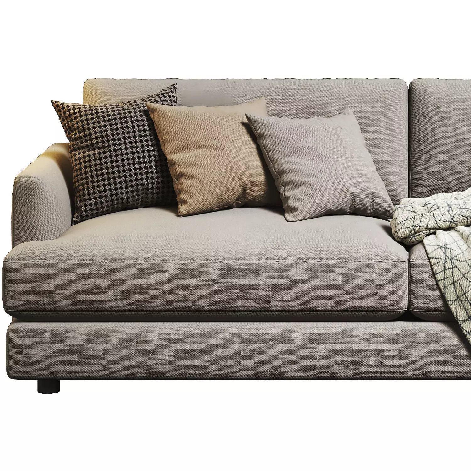 West Elm Haven 2 Seats 02 3D model_2