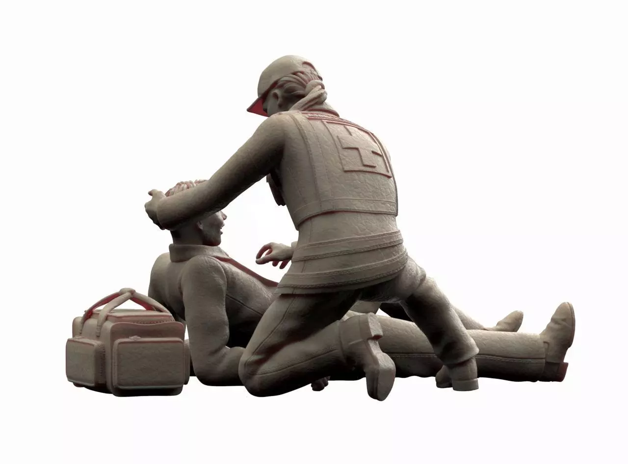 Ambulance Doctor 3D print model_27