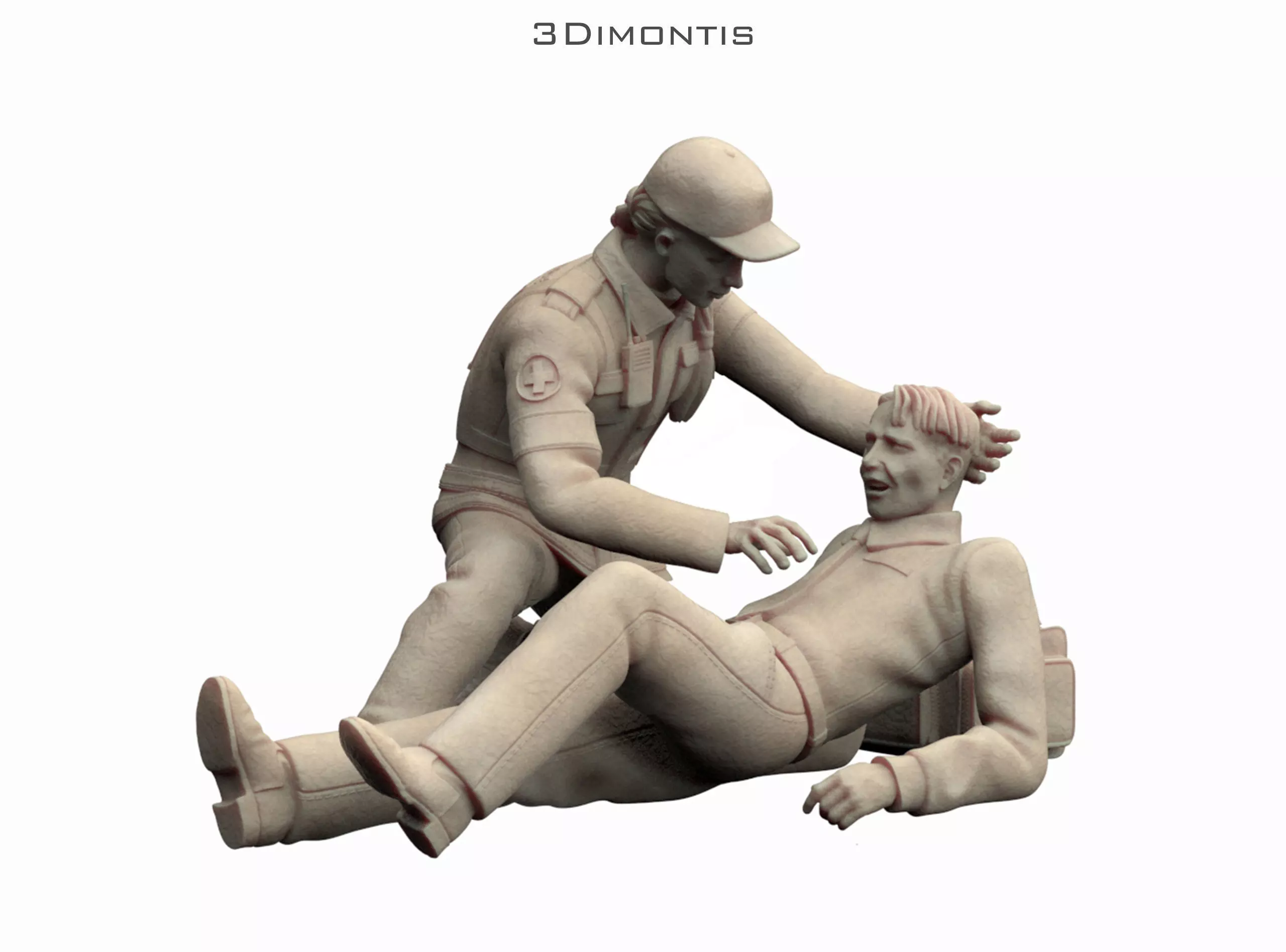 Ambulance Doctor 3D print model_0