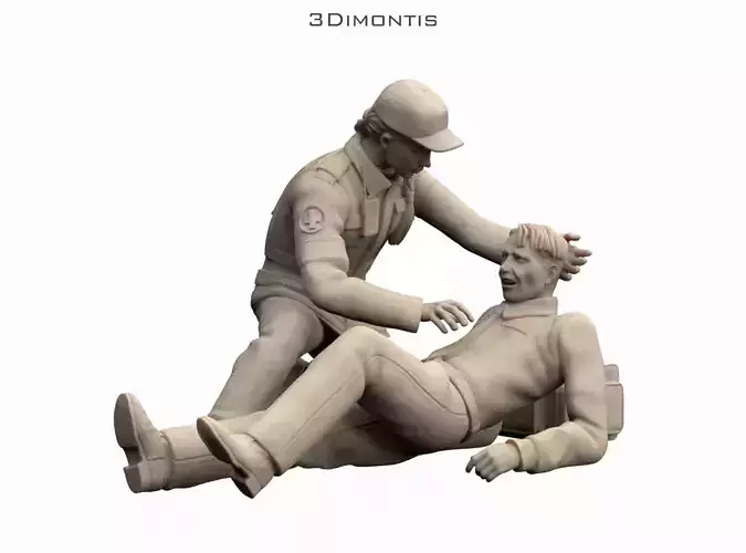 Ambulance Doctor 3D print model