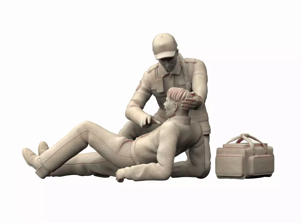 Ambulance Doctor 3D print model_3