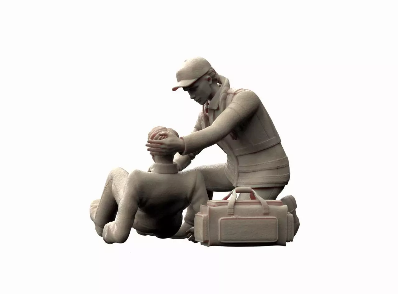 Ambulance Doctor 3D print model_13