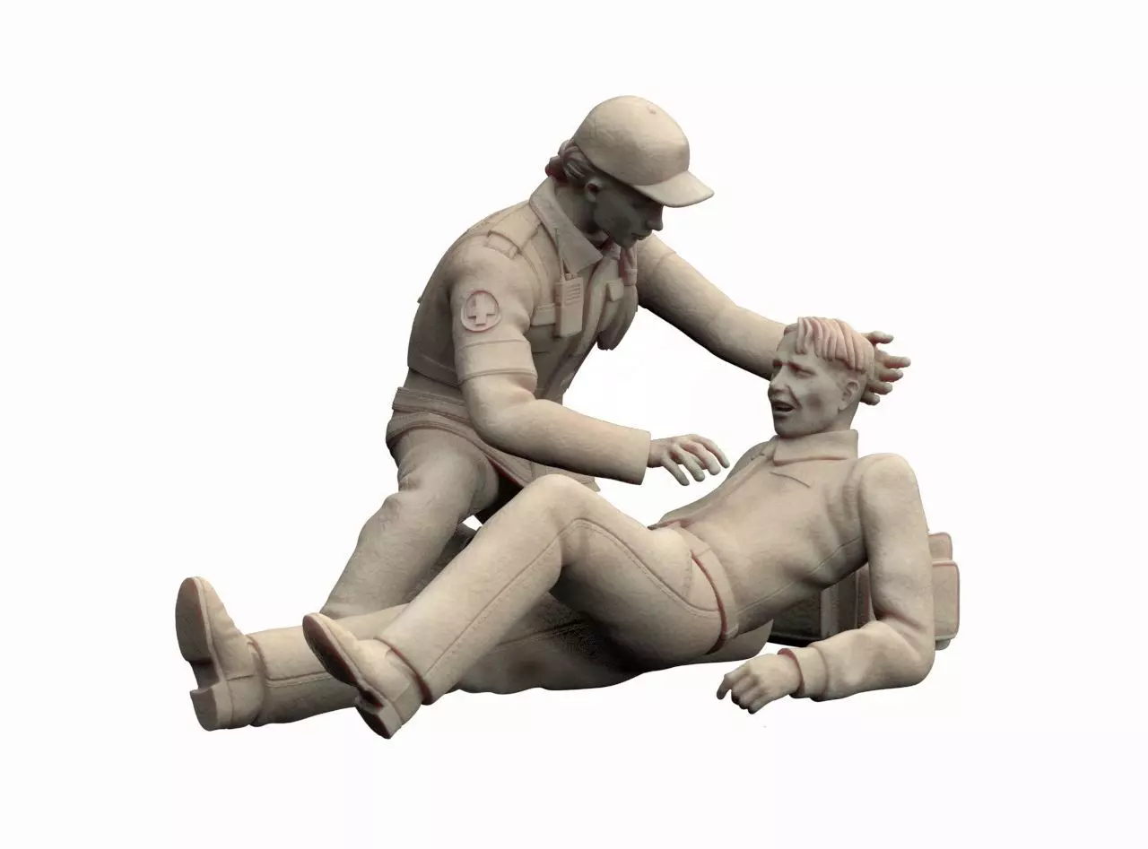 Ambulance Doctor 3D print model_26