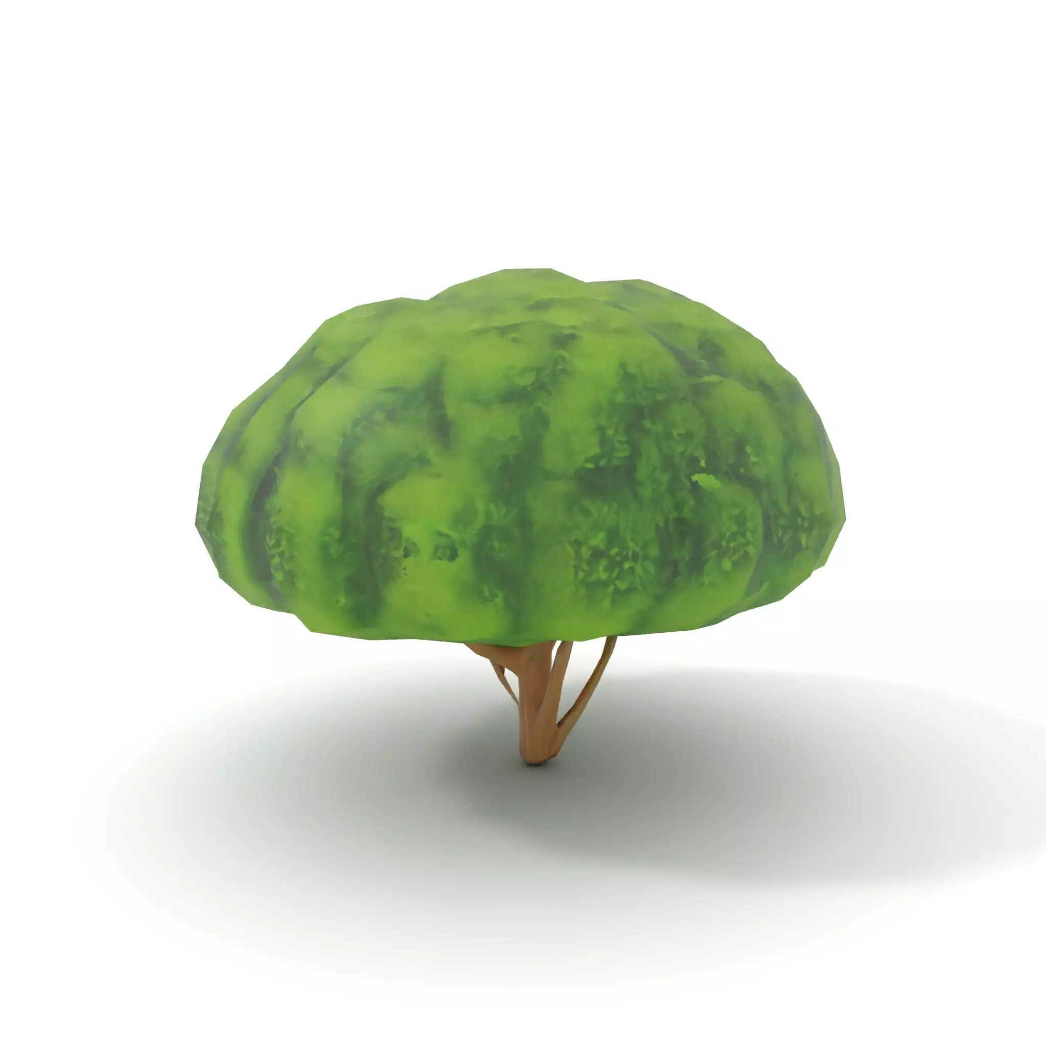 Green Topiary Tree model pack Low-poly 3D model_9