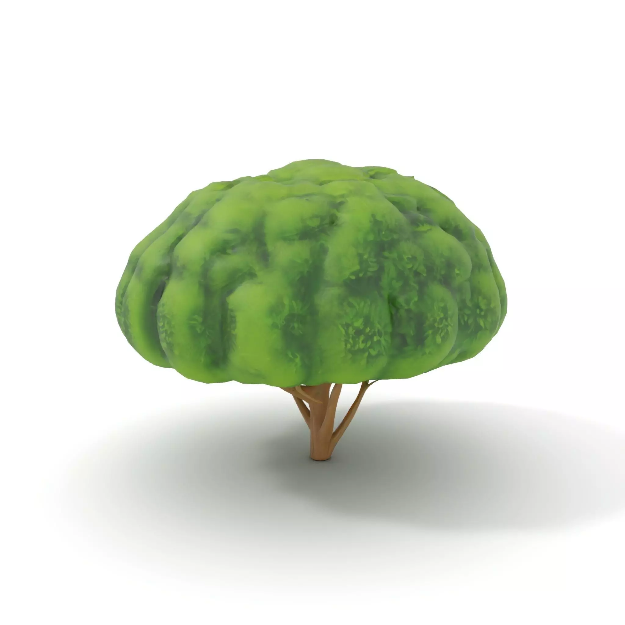 Green Topiary Tree model pack Low-poly 3D model_13