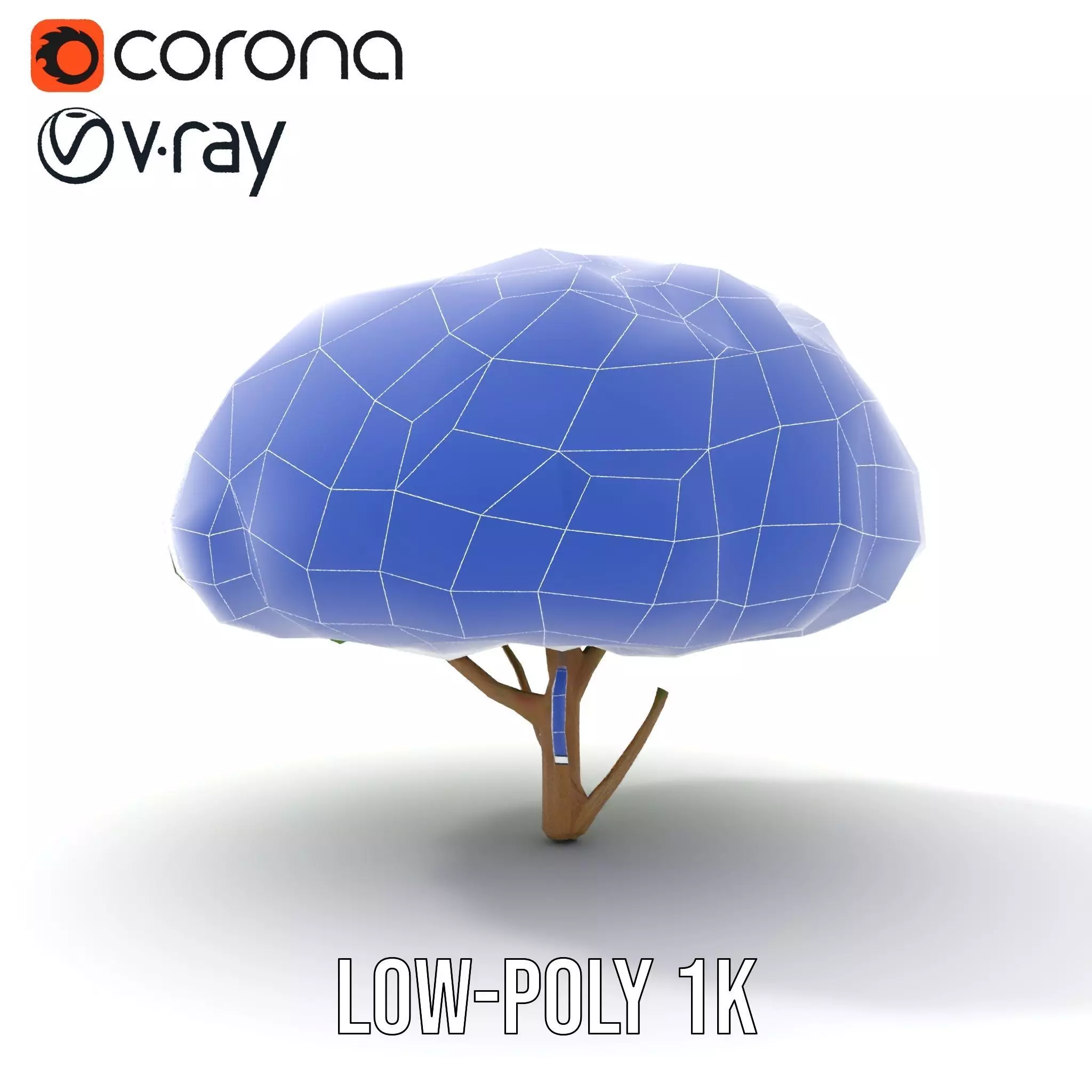 Green Topiary Tree model pack Low-poly 3D model_25