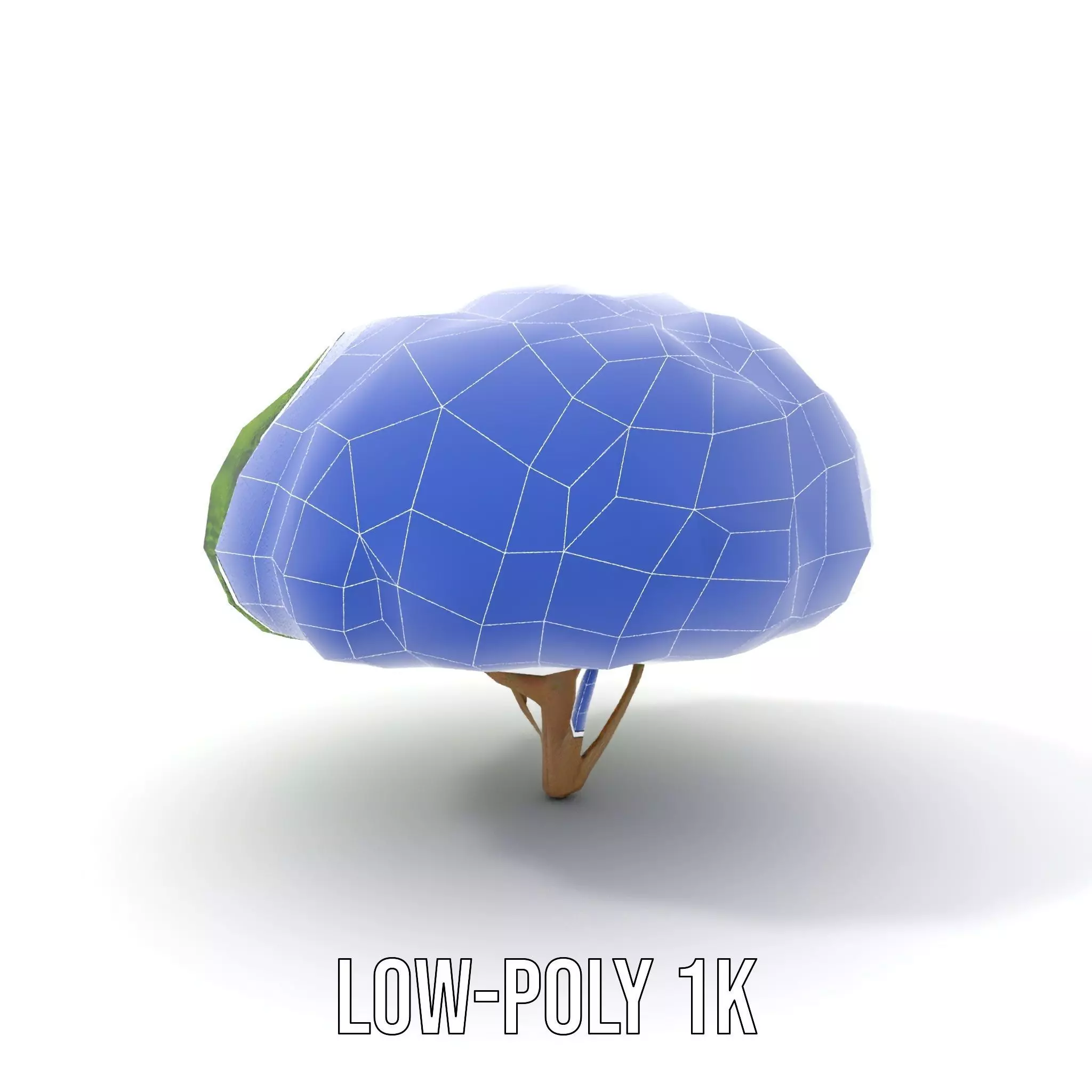 Green Topiary Tree model pack Low-poly 3D model_30
