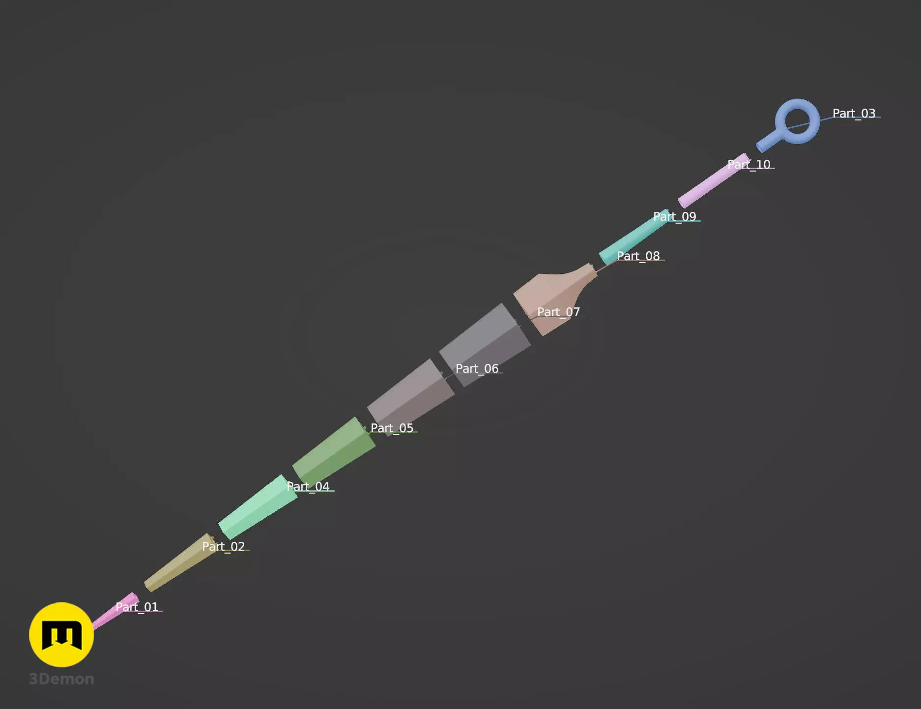 Hollow Knight Silksong Hornet Needle Free 3D print model_3