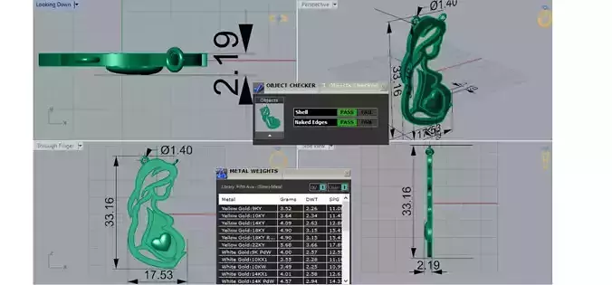 Mother and Child stl 3dm Pendant Model gp0125