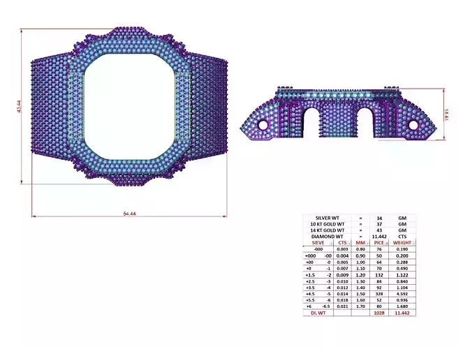 G-shock case 3D model 3D print model