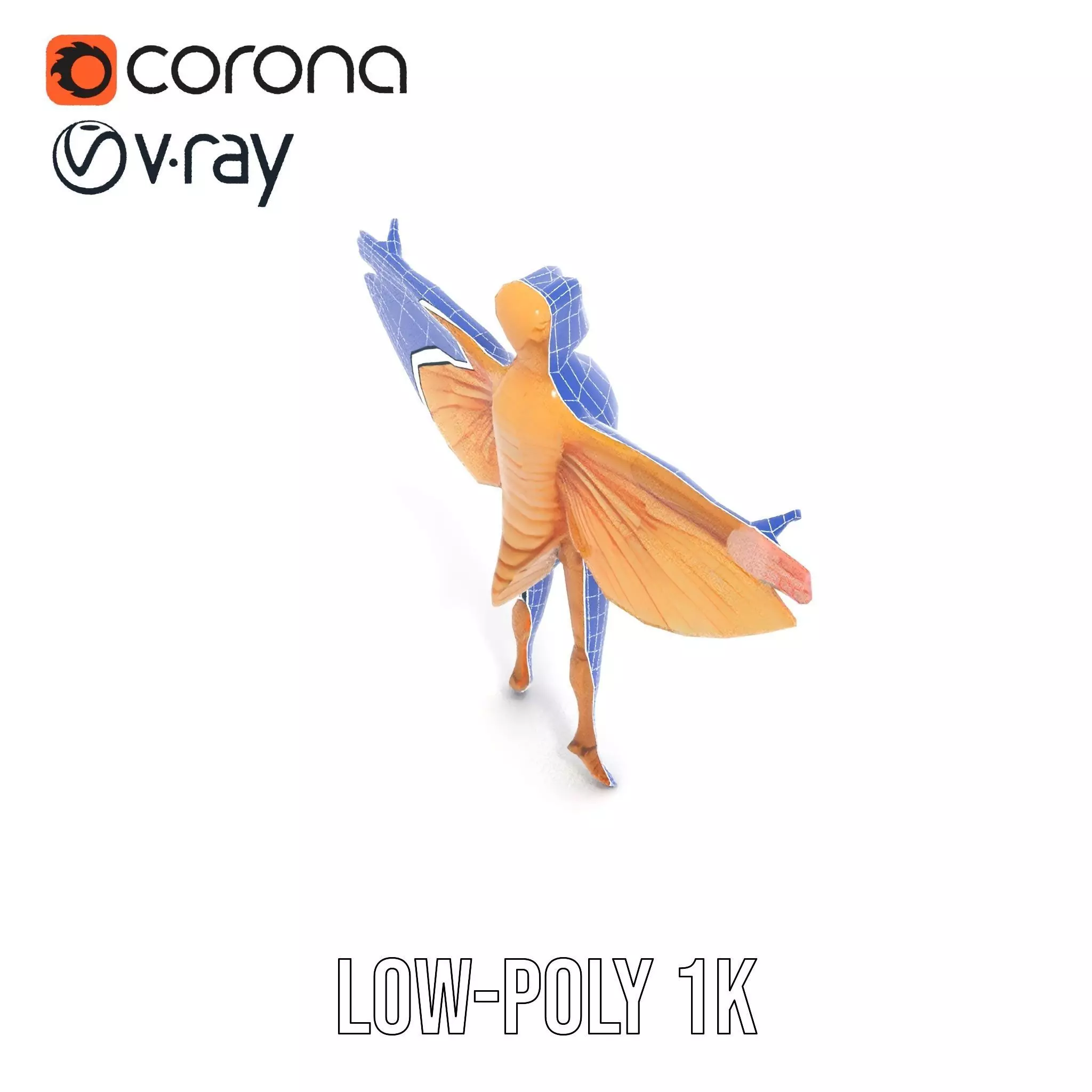 Insectoid Creature model pack Low-poly 3D model_14