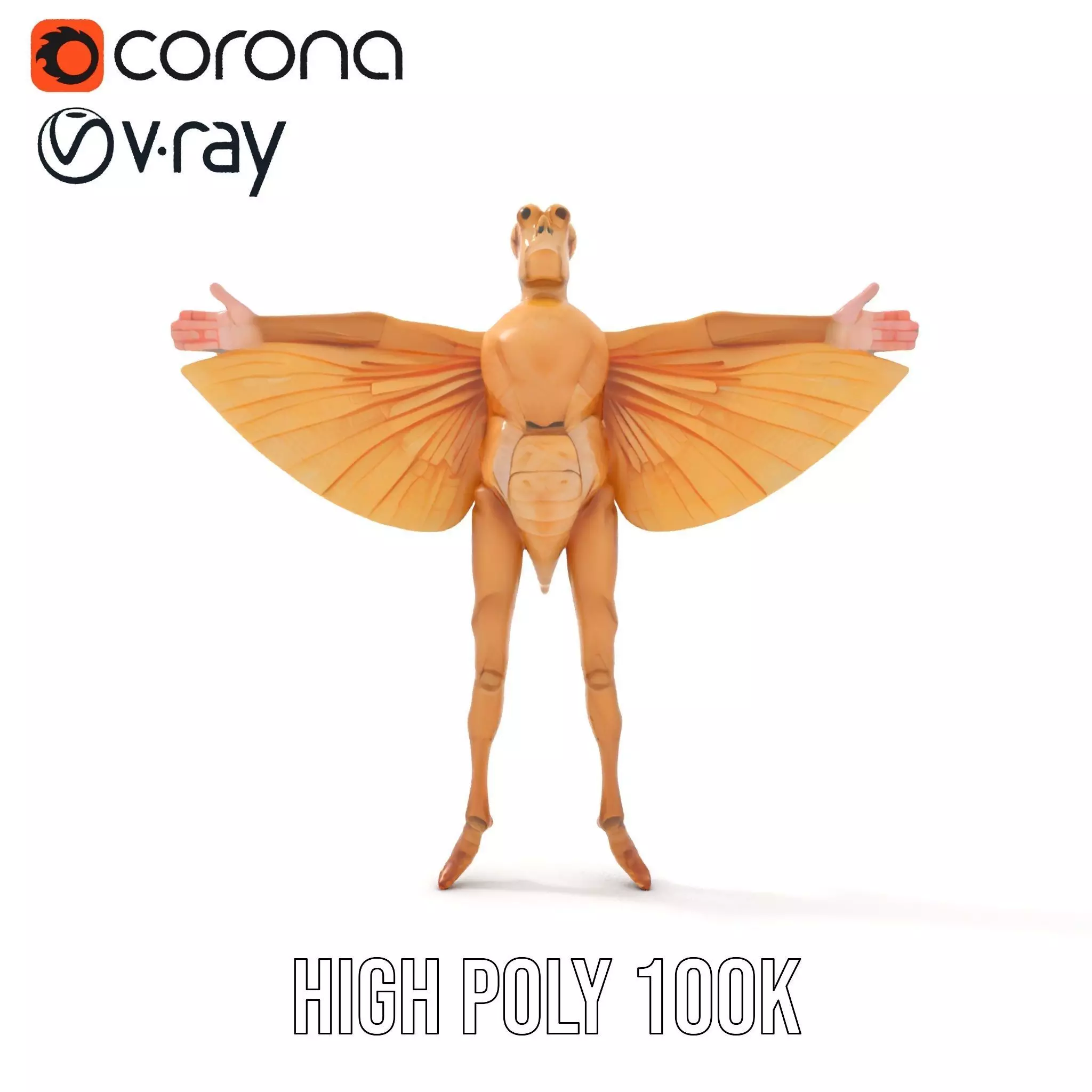 Insectoid Creature model pack Low-poly 3D model_15