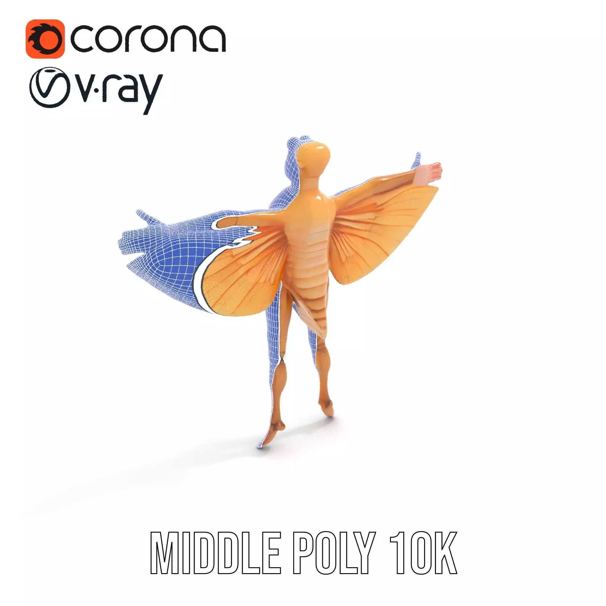 Insectoid Creature model pack Low-poly 3D model_16