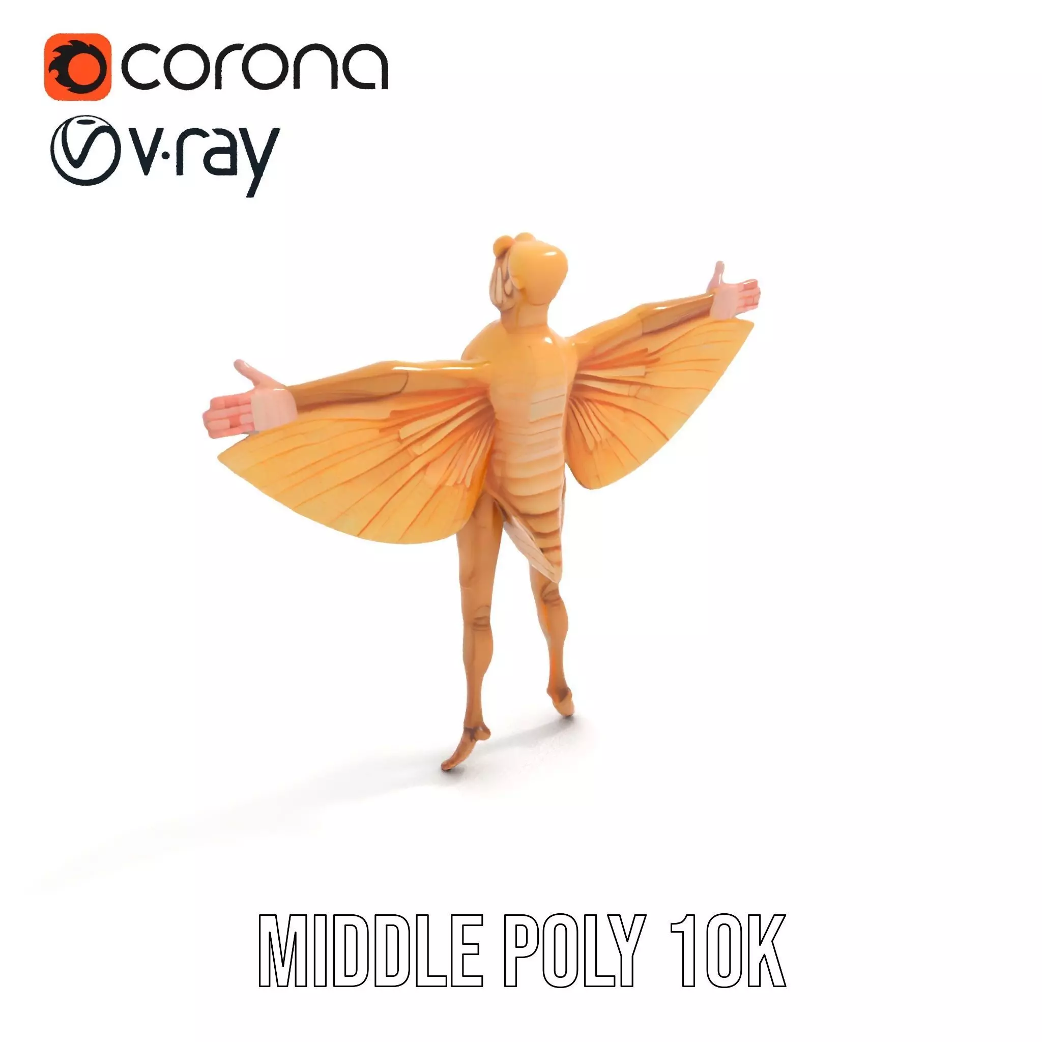 Insectoid Creature model pack Low-poly 3D model_6