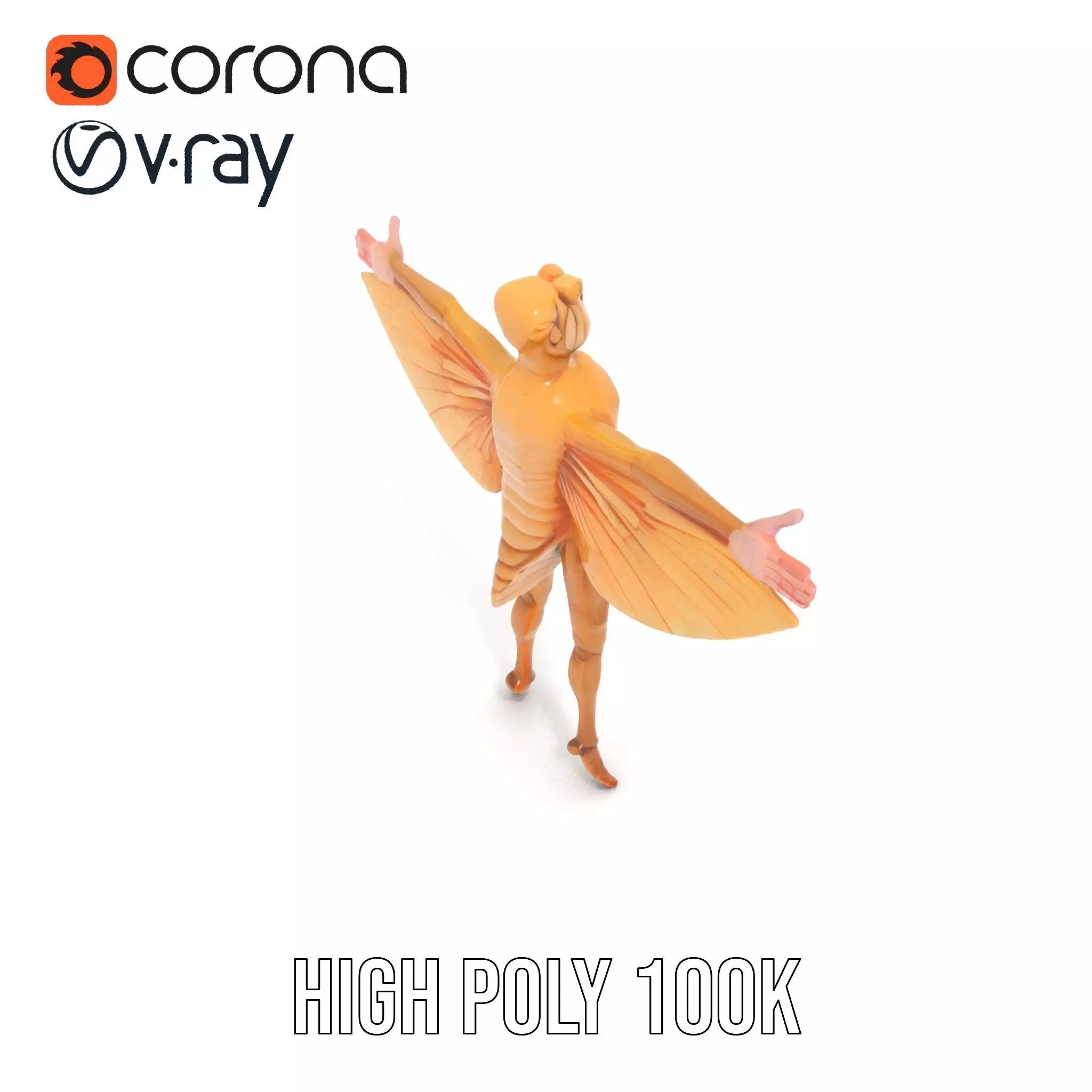 Insectoid Creature model pack Low-poly 3D model_18