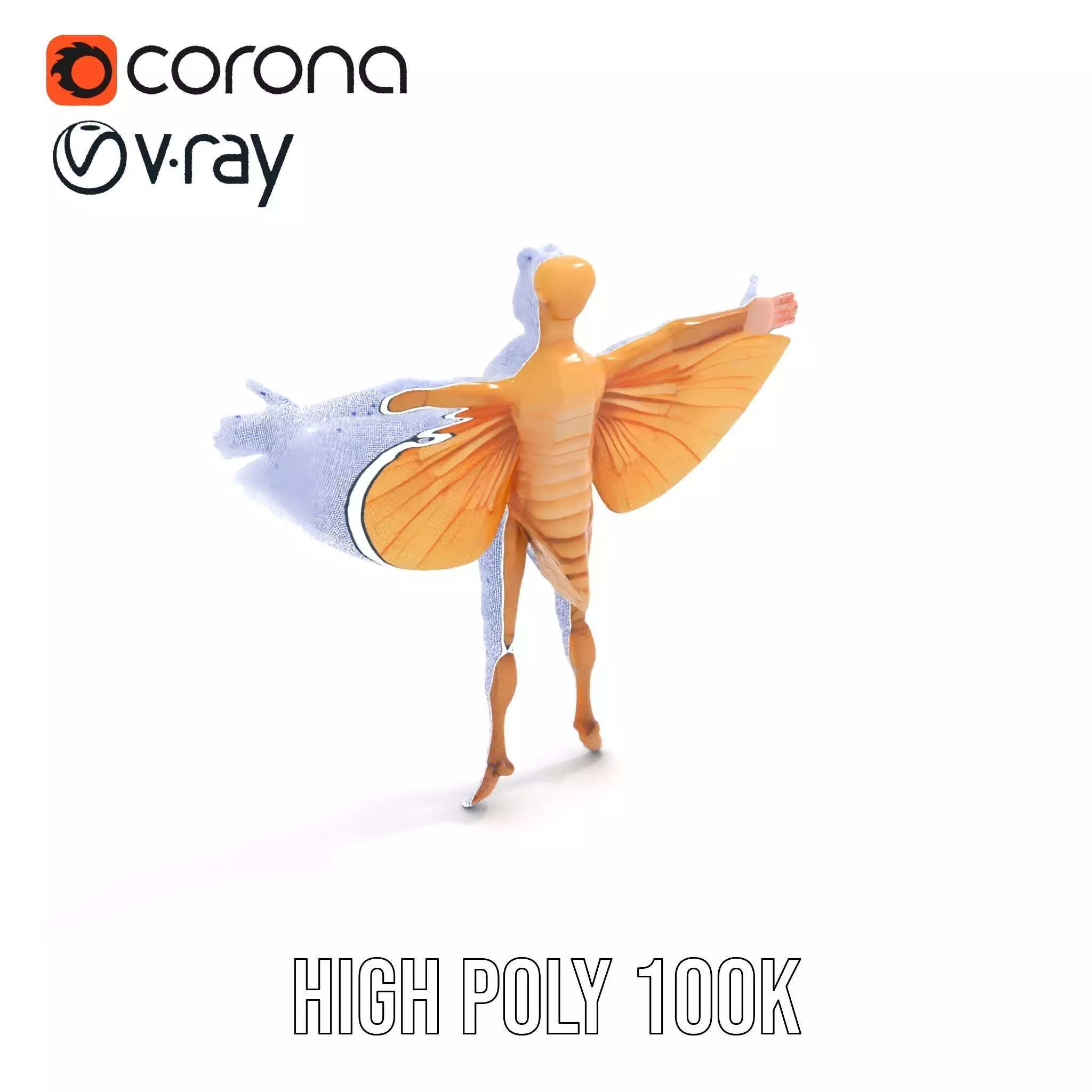 Insectoid Creature model pack Low-poly 3D model_31