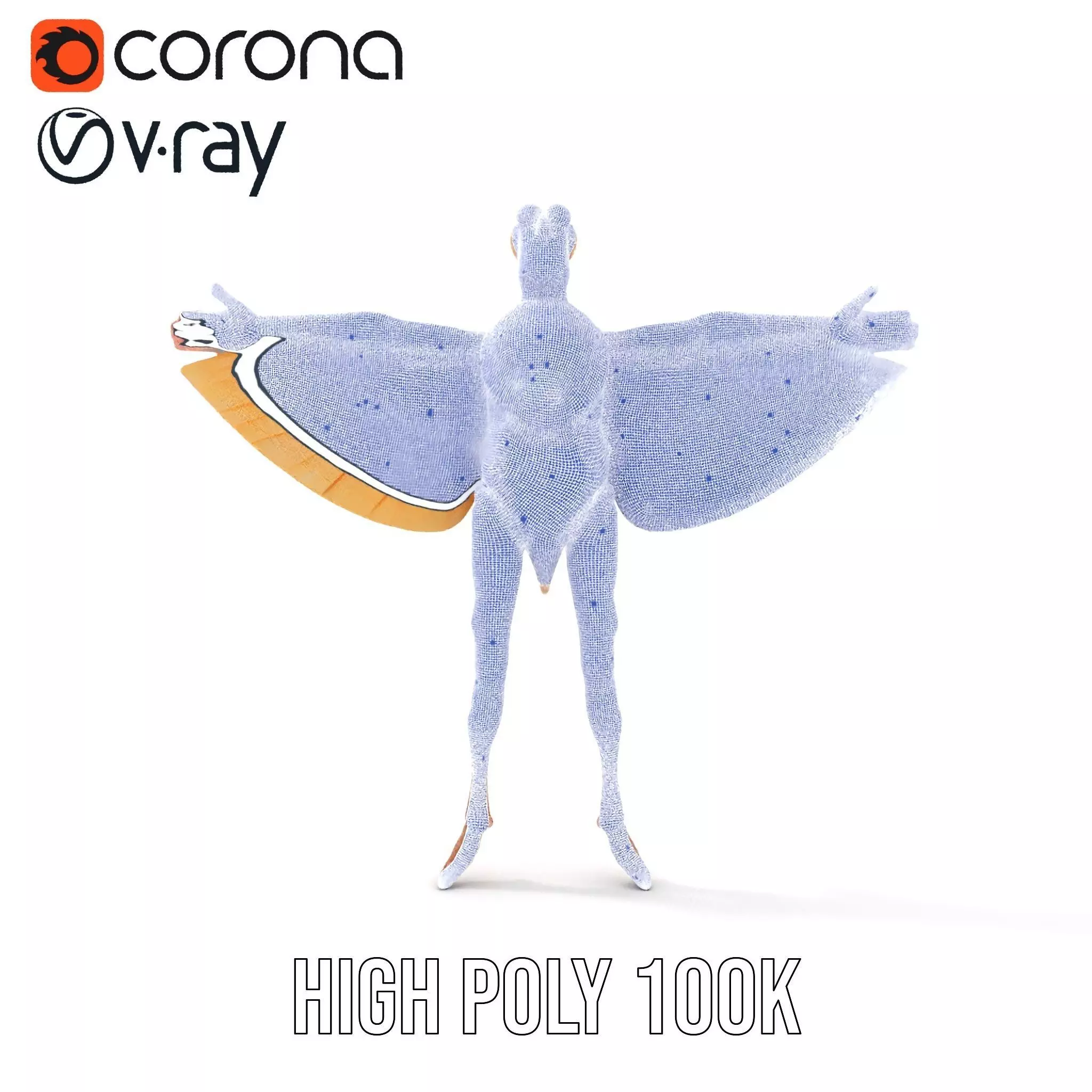 Insectoid Creature model pack Low-poly 3D model_32