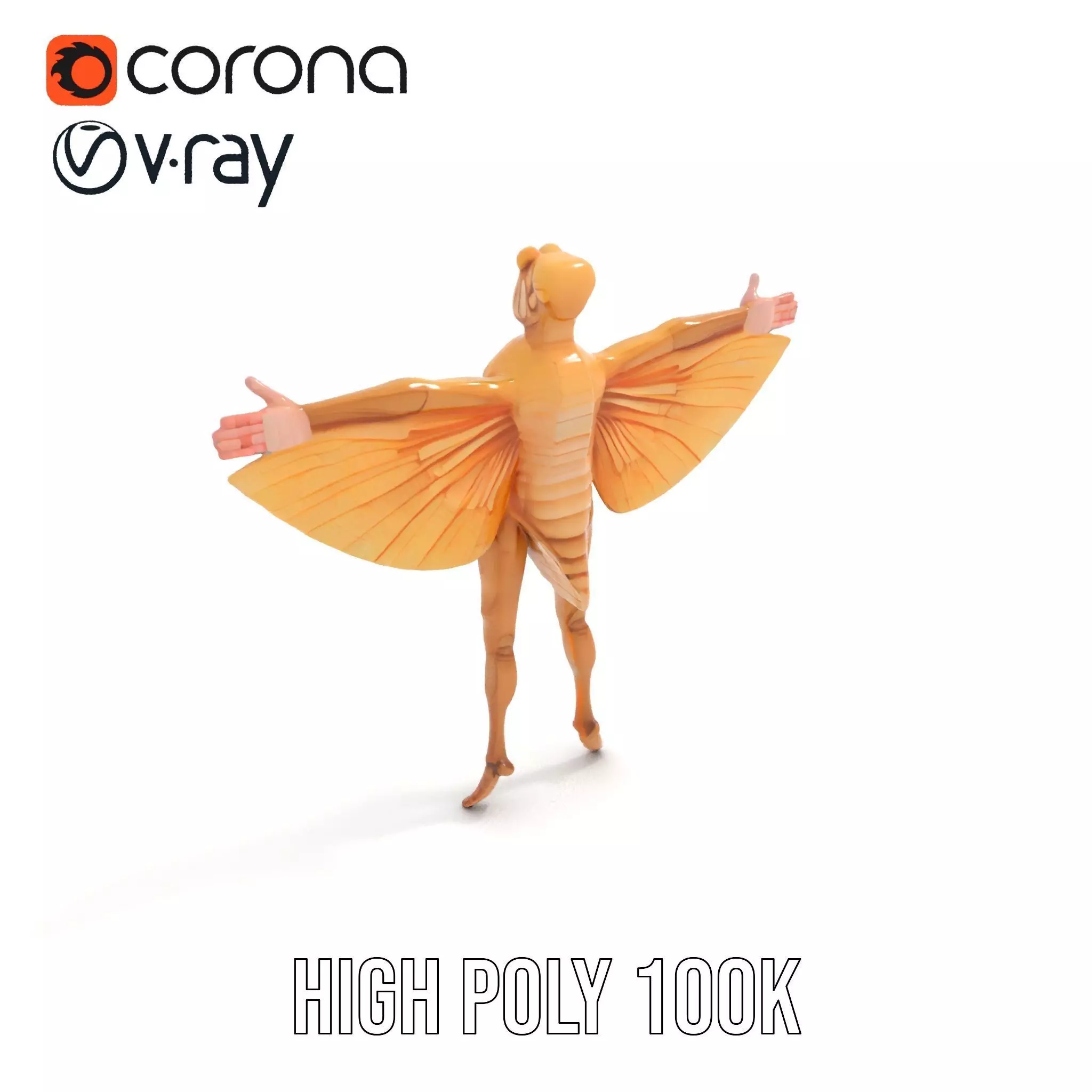 Insectoid Creature model pack Low-poly 3D model_28