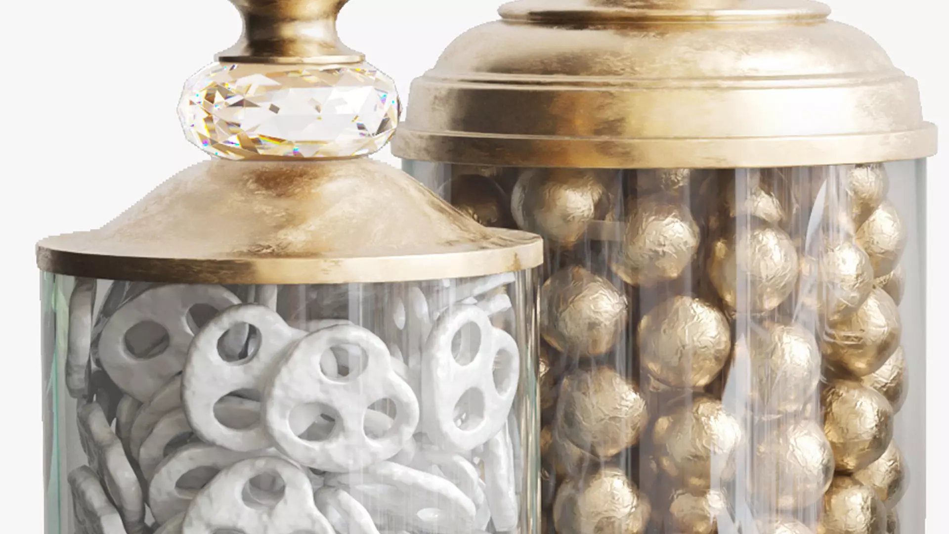 Candies cookies and chocolate 3D model_3